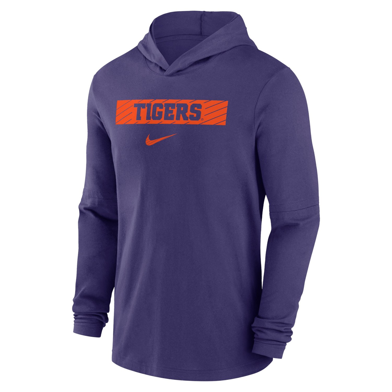 Nike Clemson Tigers Sideline Hoodie Performance Long Sleeve T-Shirt - view number 2