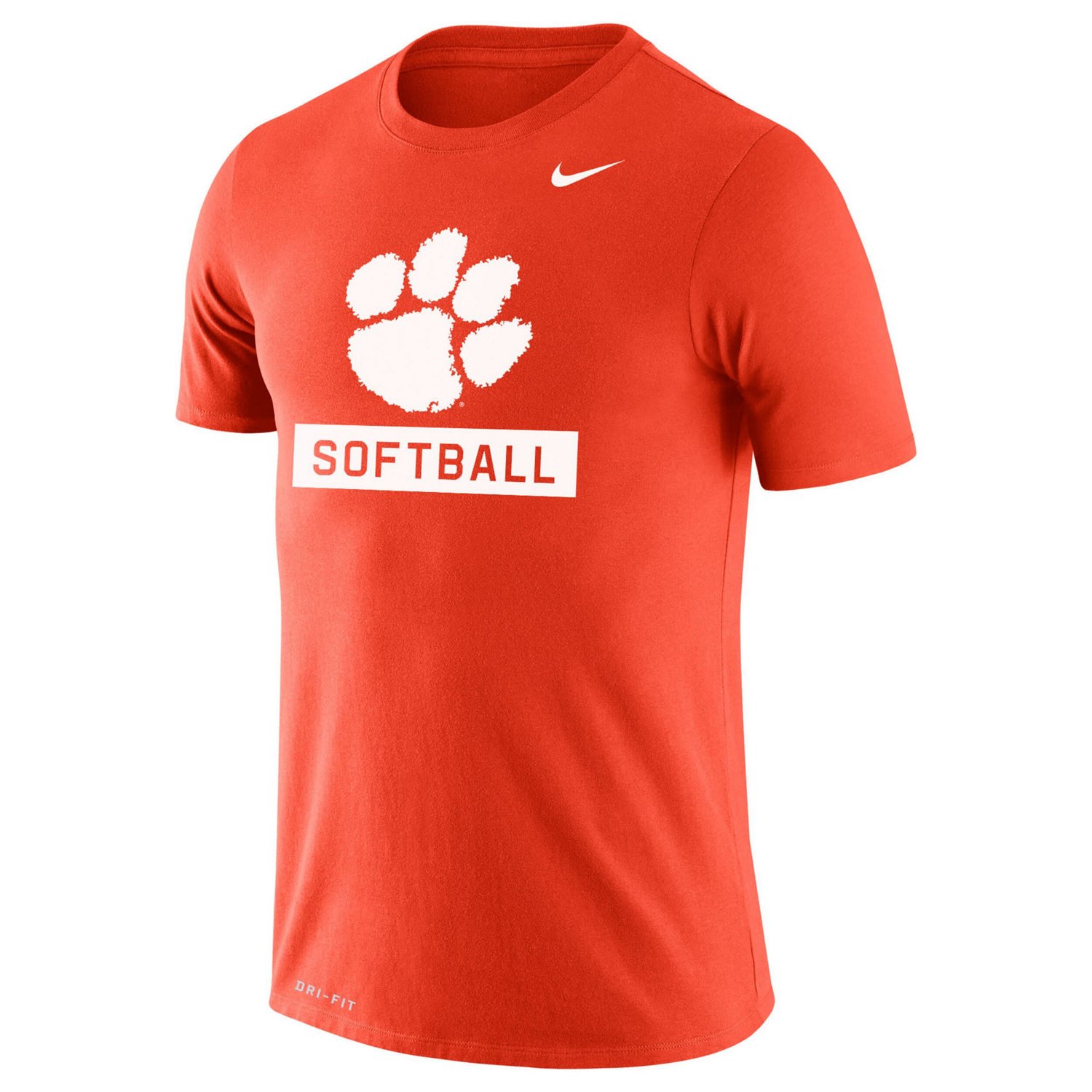 Nike Clemson Tigers Softball Drop Legend Slim Fit Performance T-Shirt - view number 2