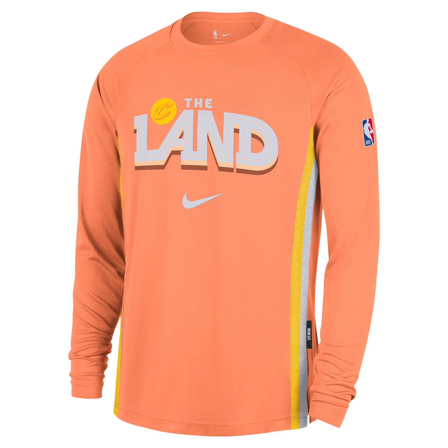 Nike Cleveland Cavaliers 2025 26 City Edition Authentic Pregame Dri-FIT Long Sleeve Shooting T-Shirt - view number 2