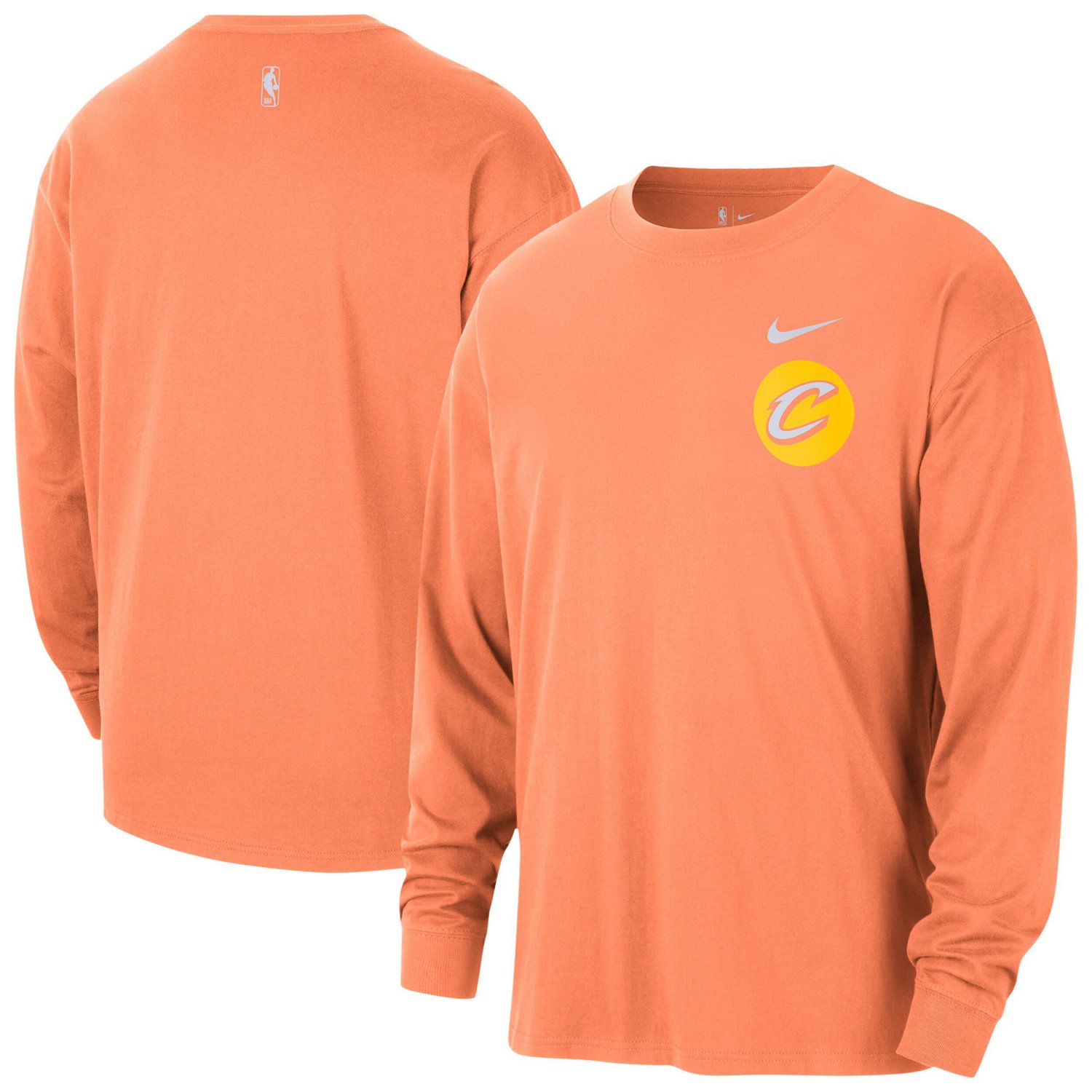 Nike Cleveland Cavaliers 2025 26 City Edition Remix Essential Logo Long Sleeve T-Shirt