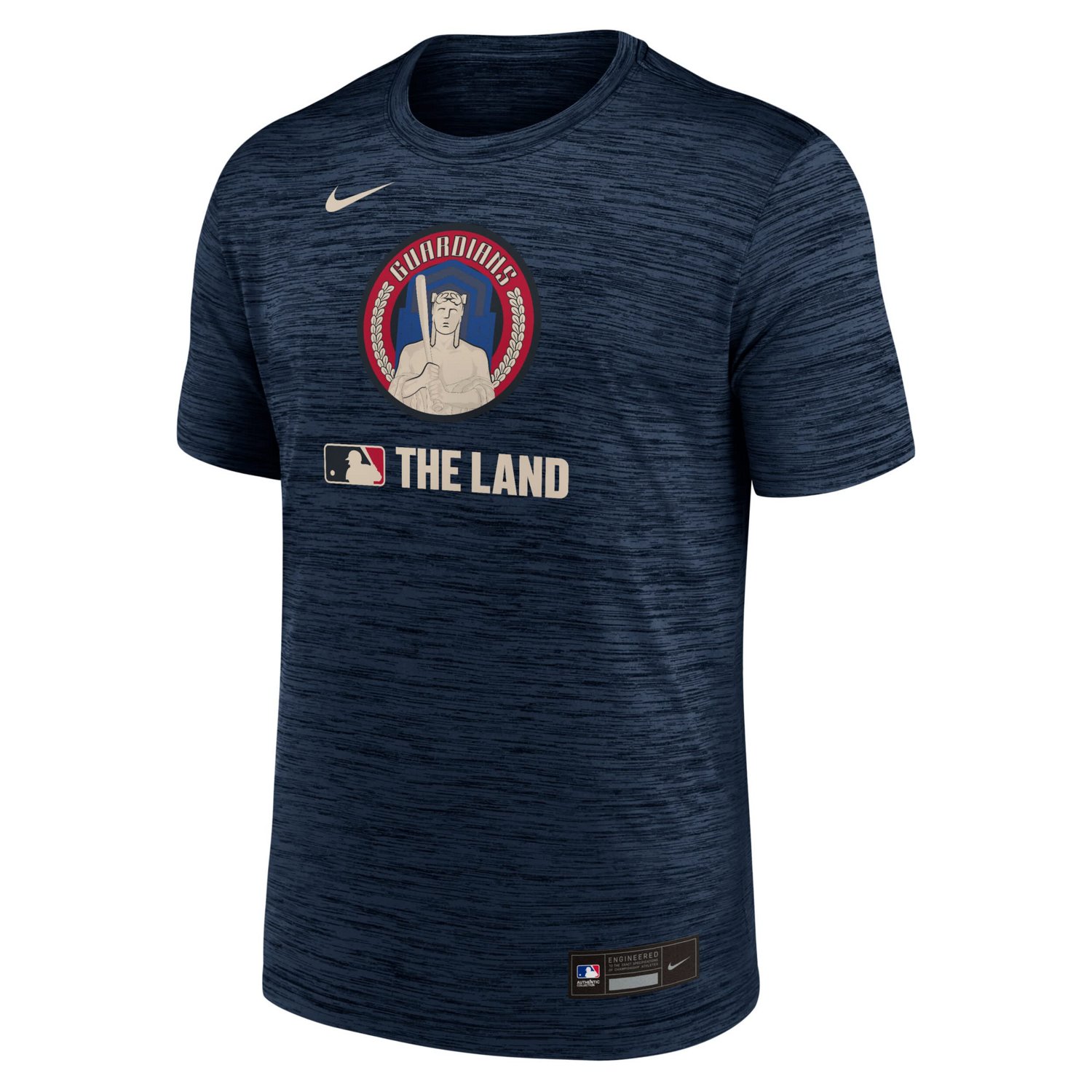 Nike Cleveland Guardians 2025 City Connect Authentic Collection Velocity Performance T-Shirt - view number 2