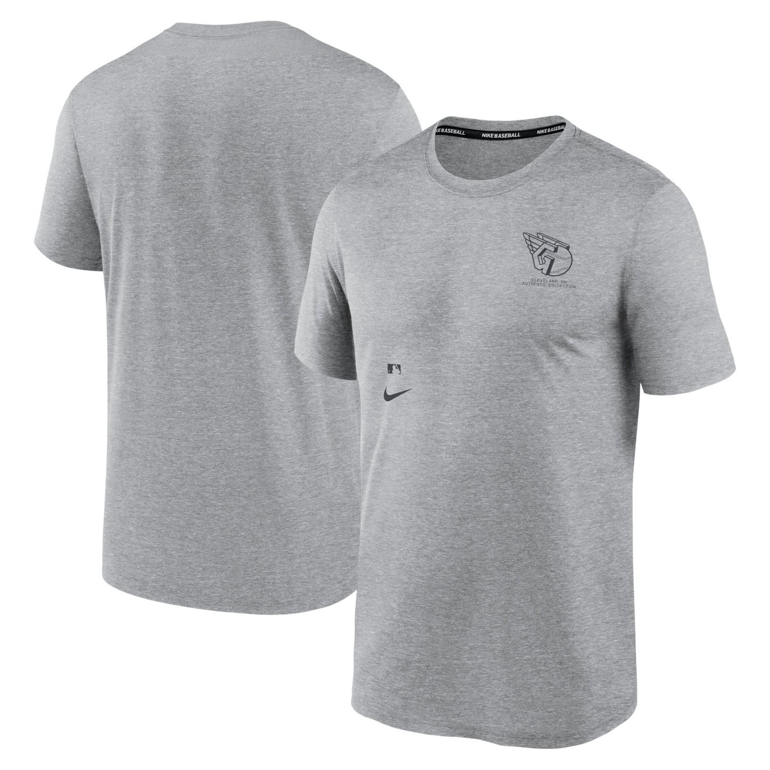Nike Cleveland Guardians Authentic Collection Early Work Tri-Blend Performance T-Shirt                                           - view number 1