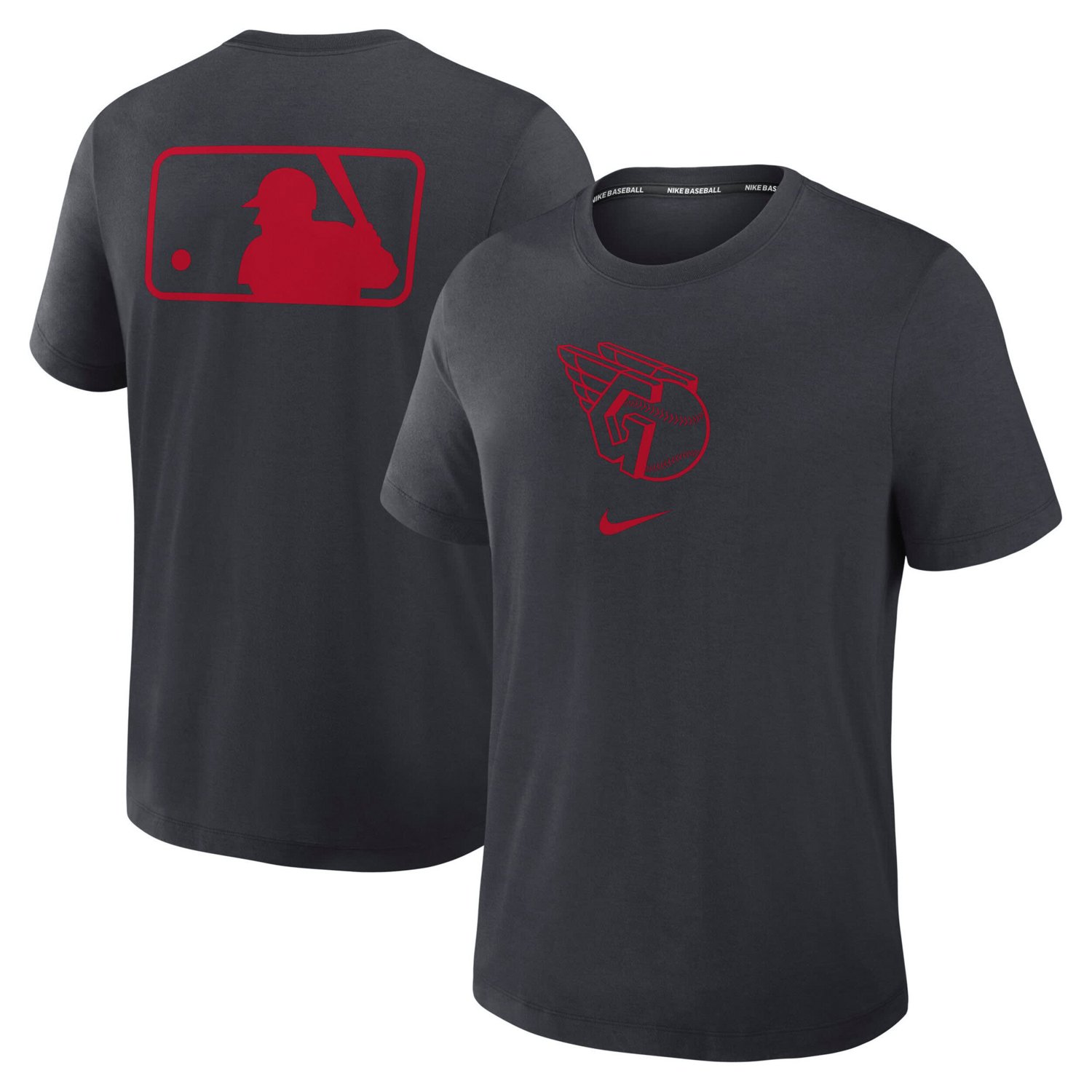 Nike Cleveland Guardians Authentic Collection Early Work Tri-Blend Performance T-Shirt                                          