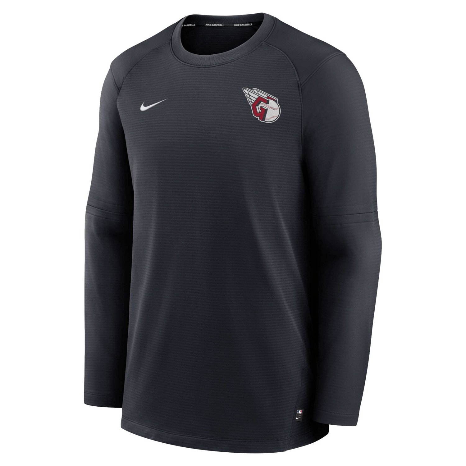Nike Cleveland Guardians Authentic Collection Logo Performance Long Sleeve T-Shirt - view number 2