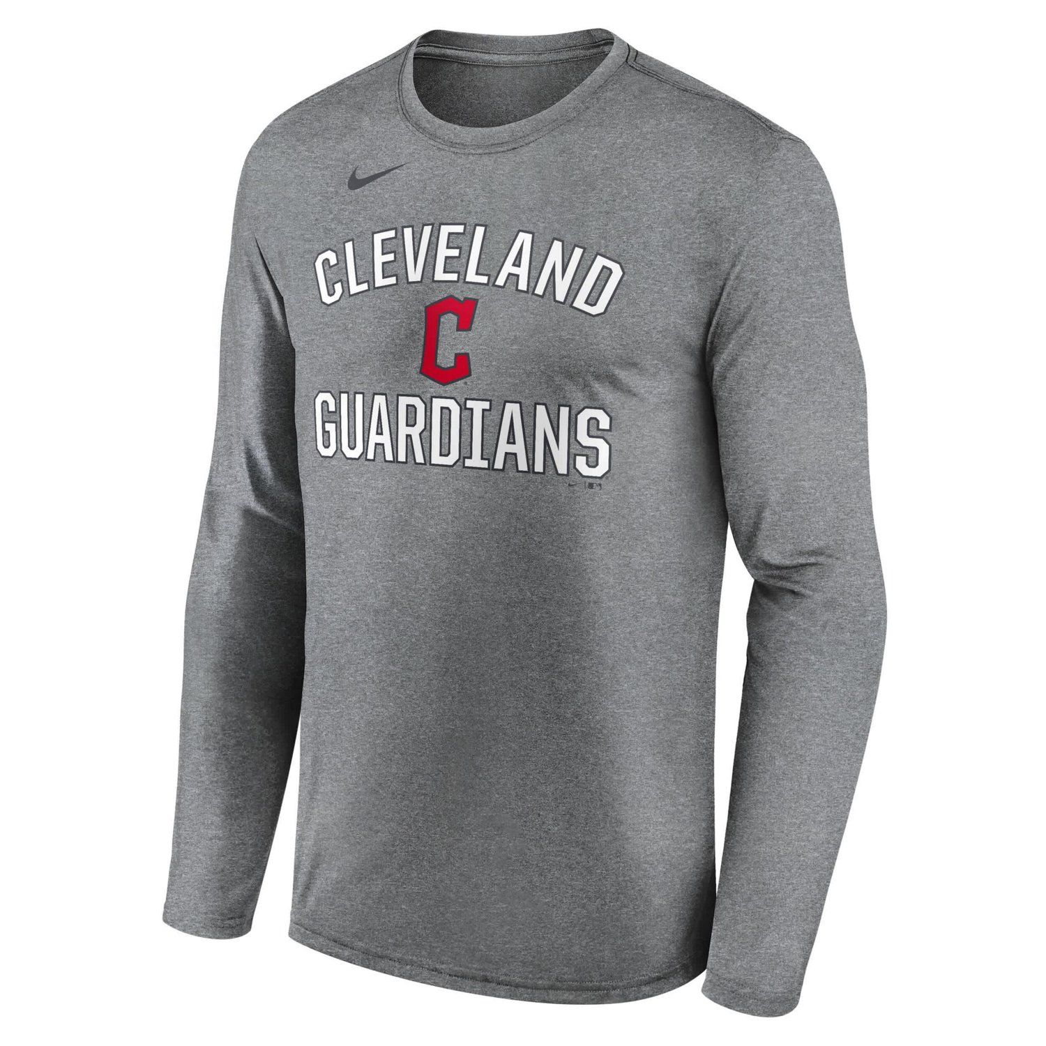 Nike Cleveland Guardians Club Arched Legend Performance Long Sleeve T-Shirt