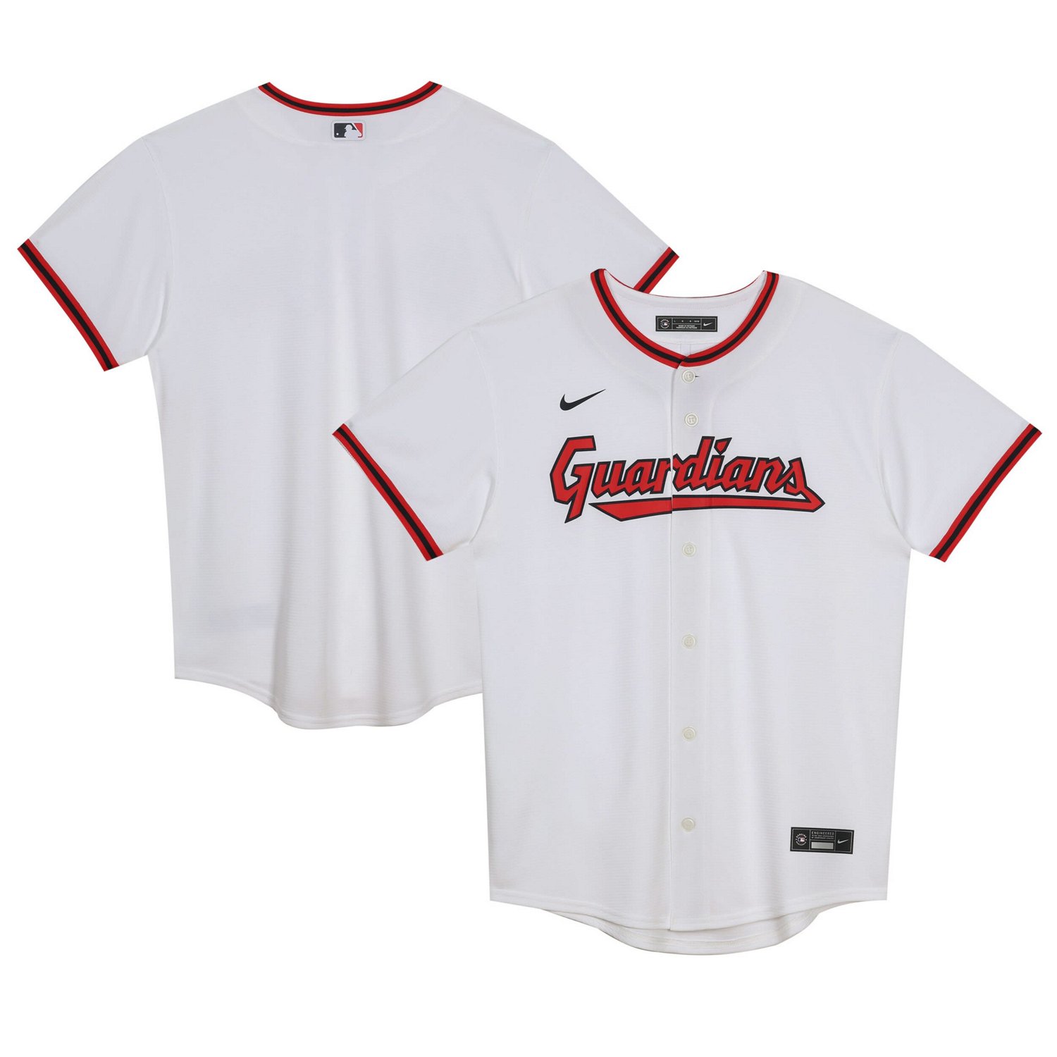 Nike Cleveland Guardians Home Blank Replica Jersey - view number 1