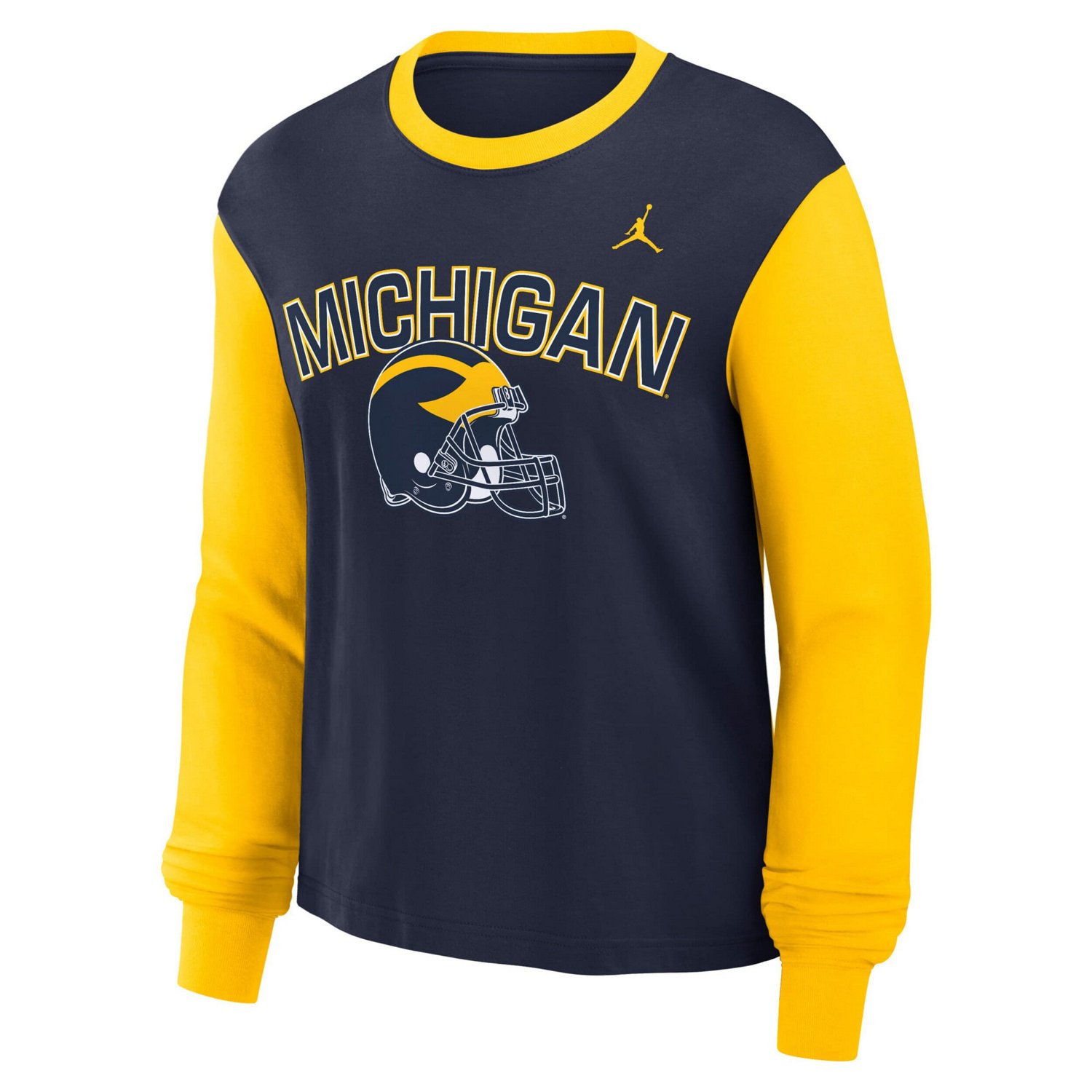 Nike College Michigan Wolverines Boxy Long Sleeve T-Shirt                                                                        - view number 2