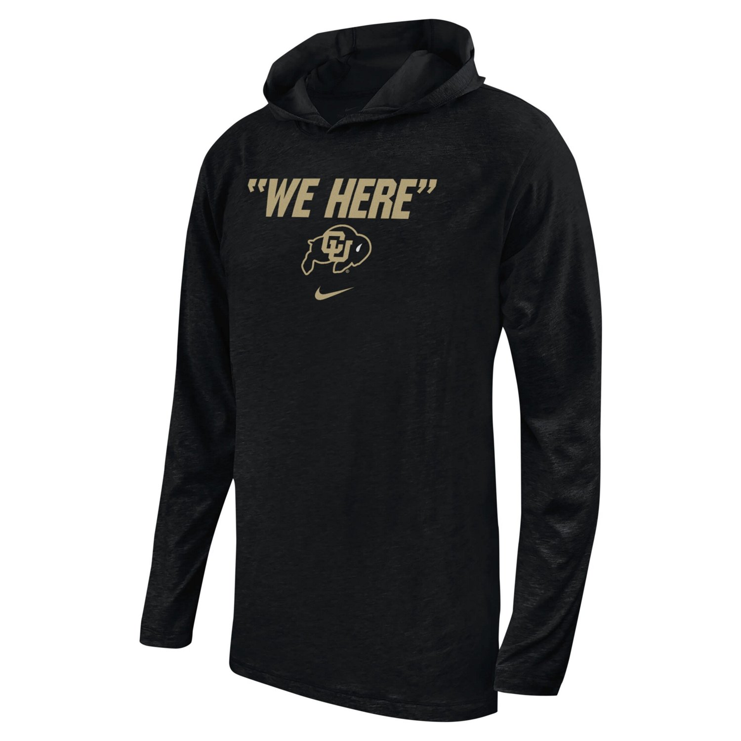 Nike Colorado Buffaloes We Here Performance Hoodie Long Sleeve T-Shirt - view number 2