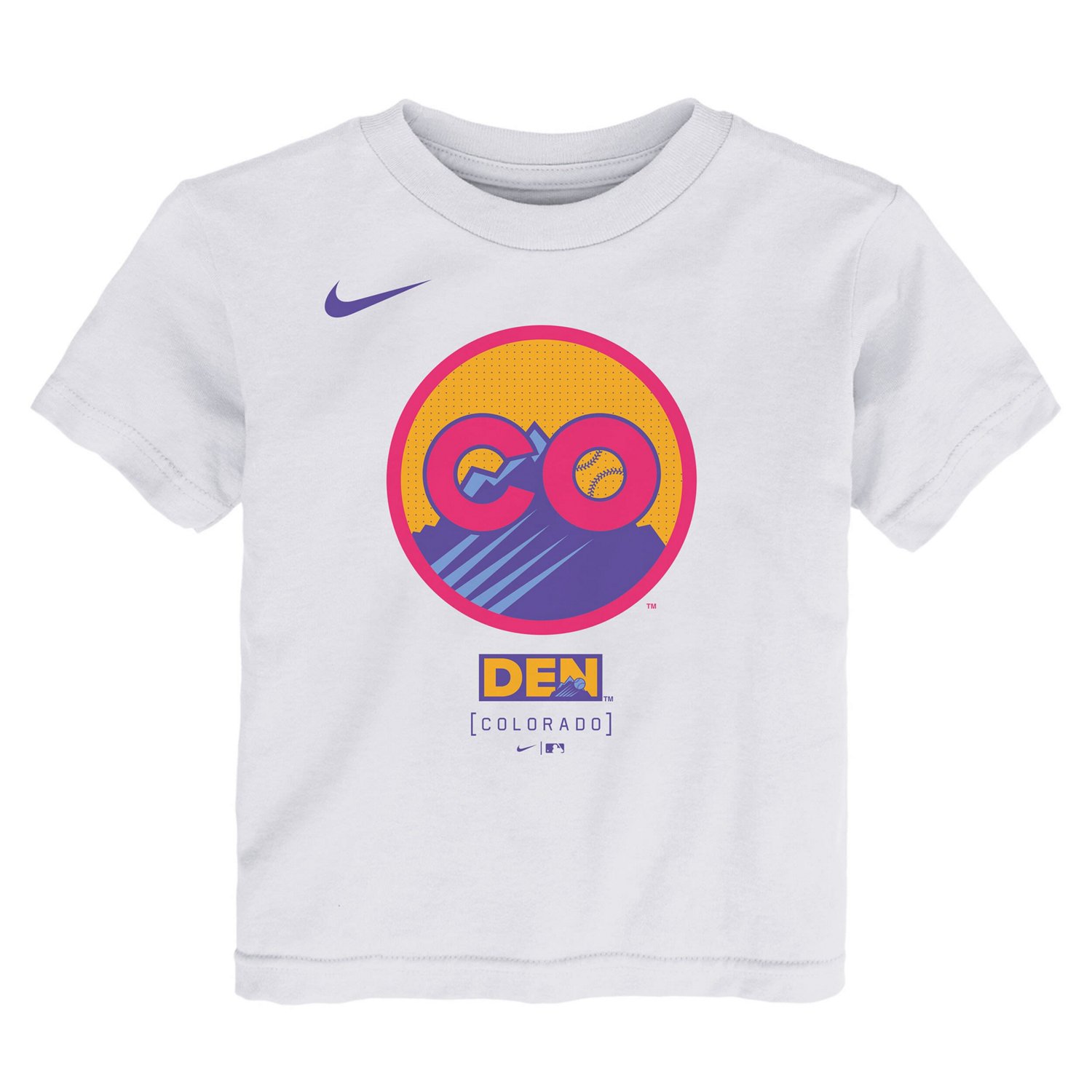 Nike Colorado Rockies 2025 City Connect Logo T-Shirt - view number 2