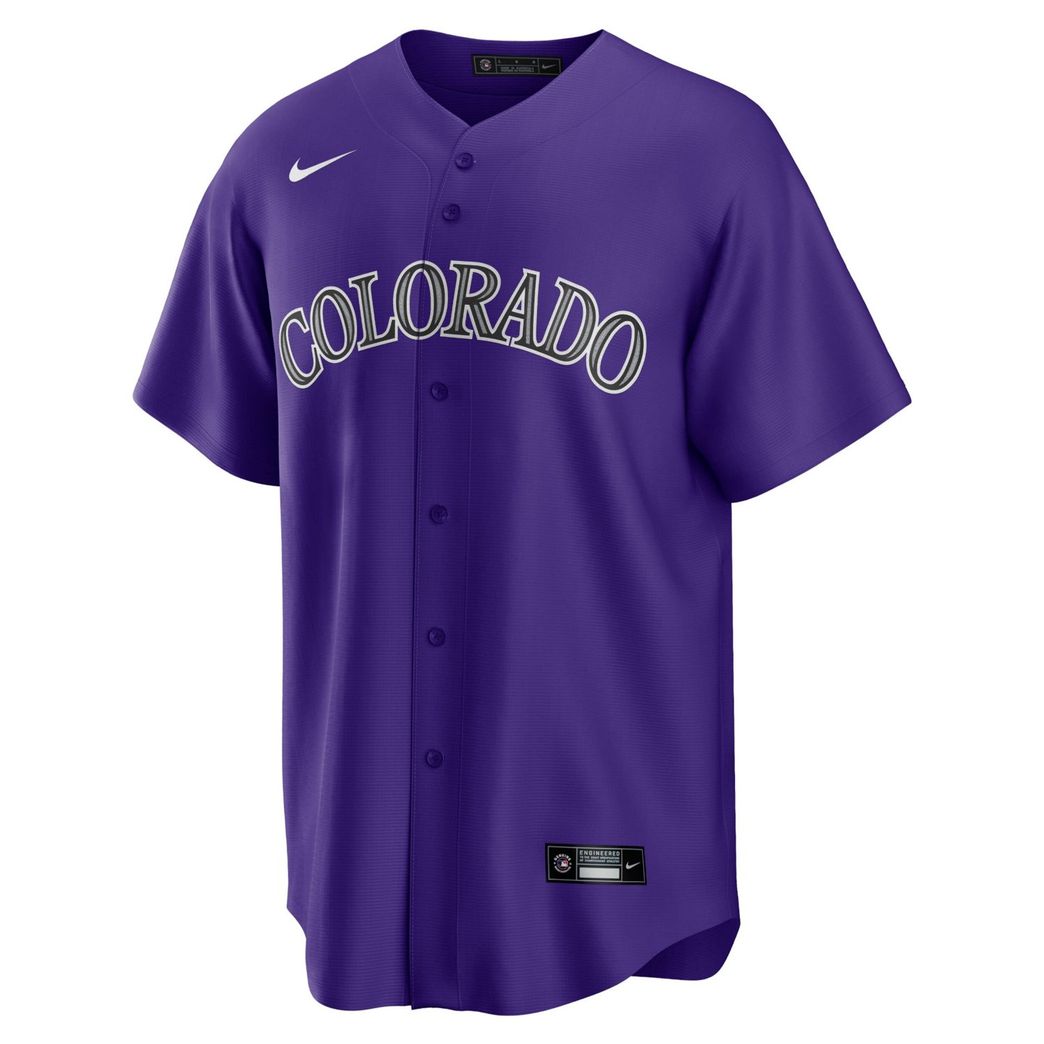 Nike Colorado Rockies Alternate Replica Team Jersey - view number 2