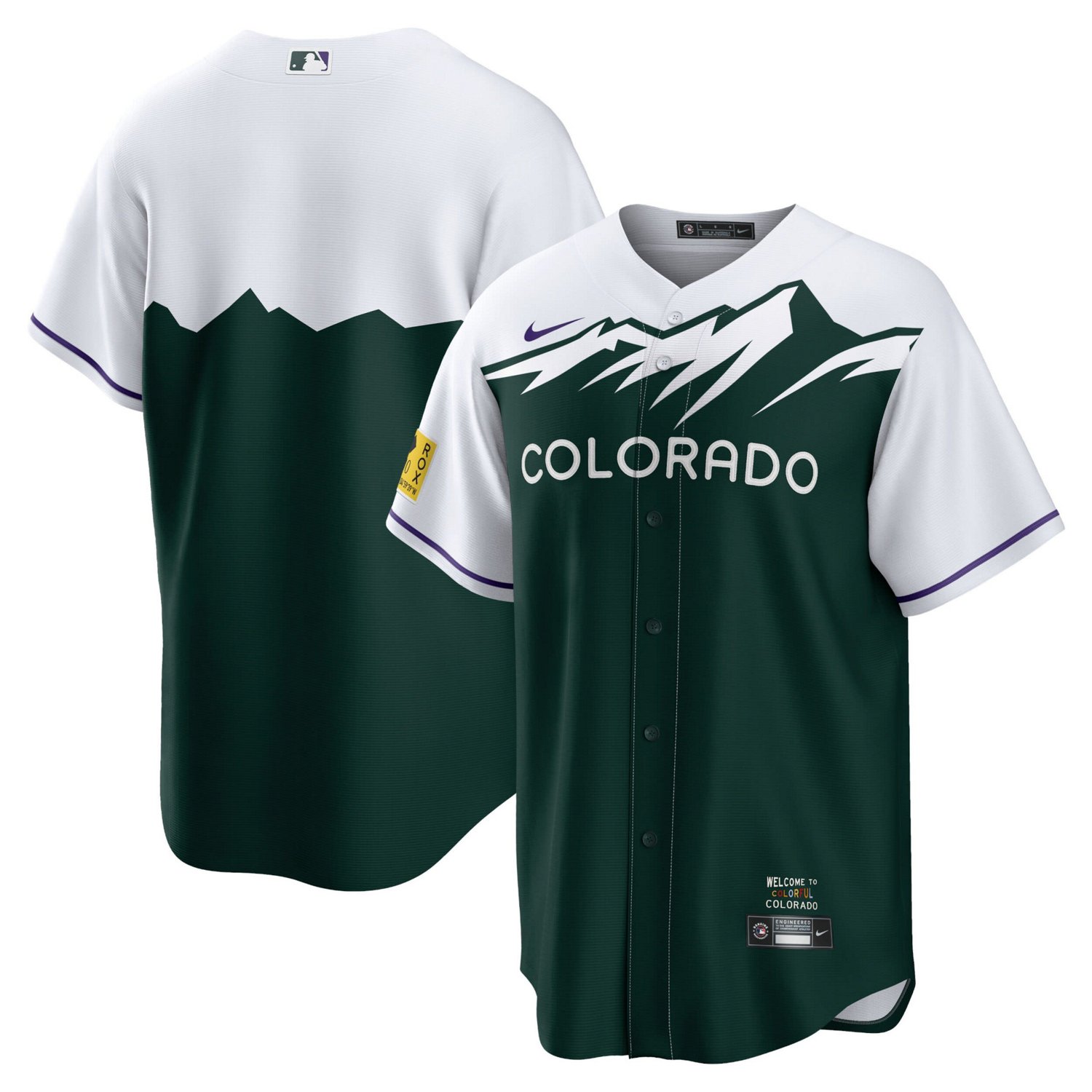 Nike Colorado Rockies City Connect Replica Team Jersey Academy