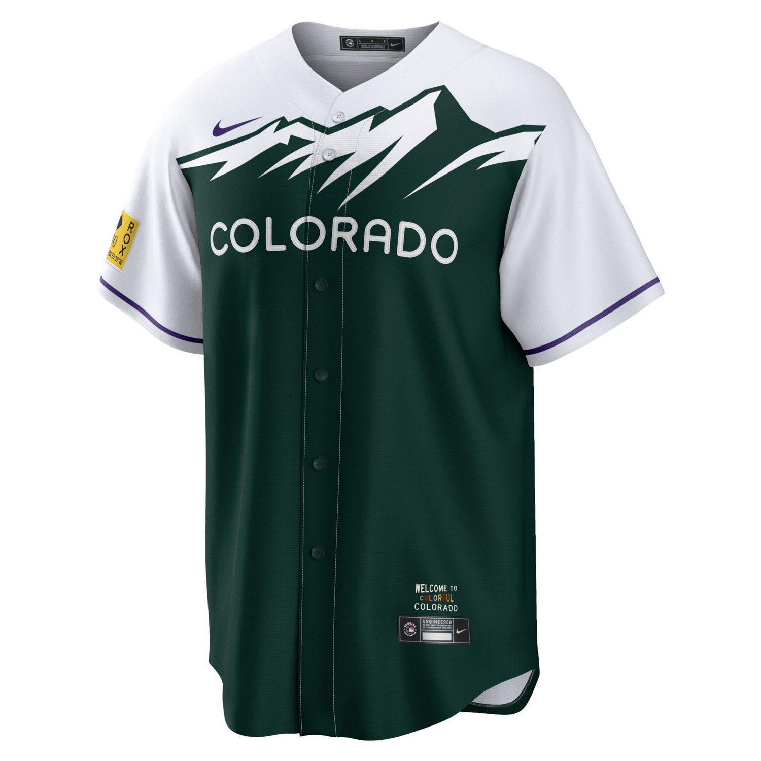 Nike Colorado Rockies City Connect Replica Team Jersey                                                                           - view number 2