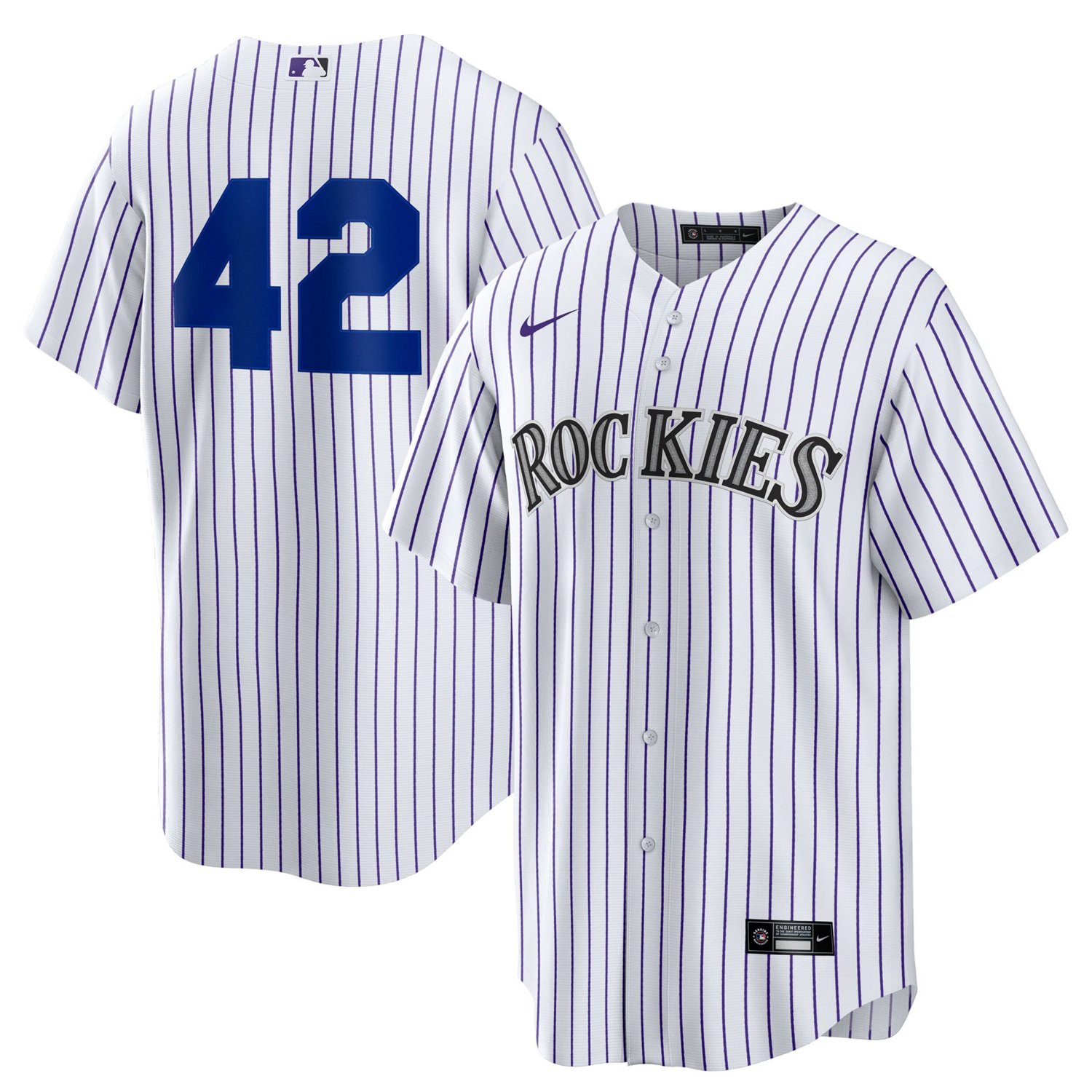 Nike Colorado Rockies Home 2025 Jackie Robinson Day Replica Jersey                                                               - view number 1