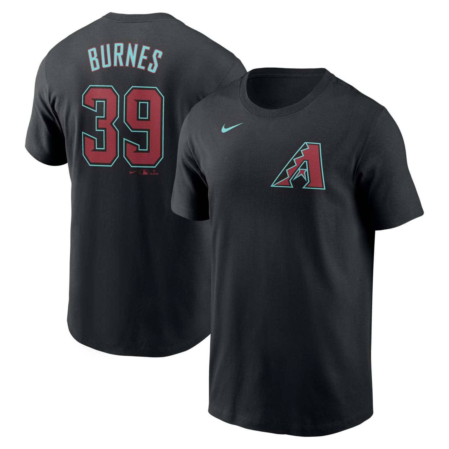 Nike Corbin Burnes Arizona Diamondbacks Fuse Name  Number T-Shirt