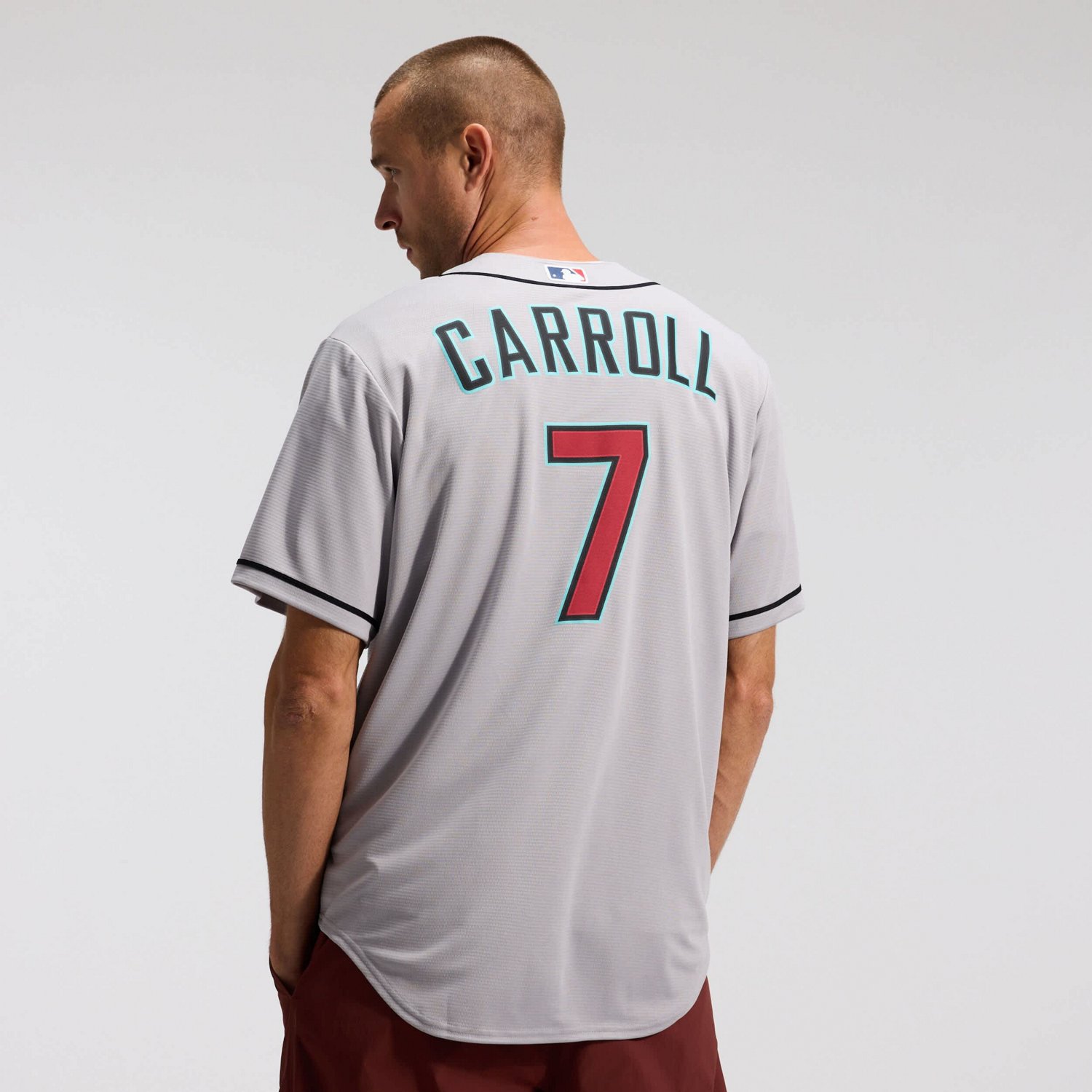 Nike Corbin Carroll Arizona Diamondbacks Road Replica Jersey - view number 3
