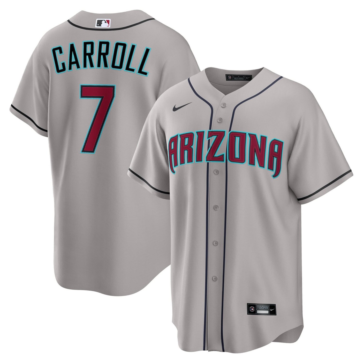 Nike Corbin Carroll Arizona Diamondbacks Road Replica Jersey