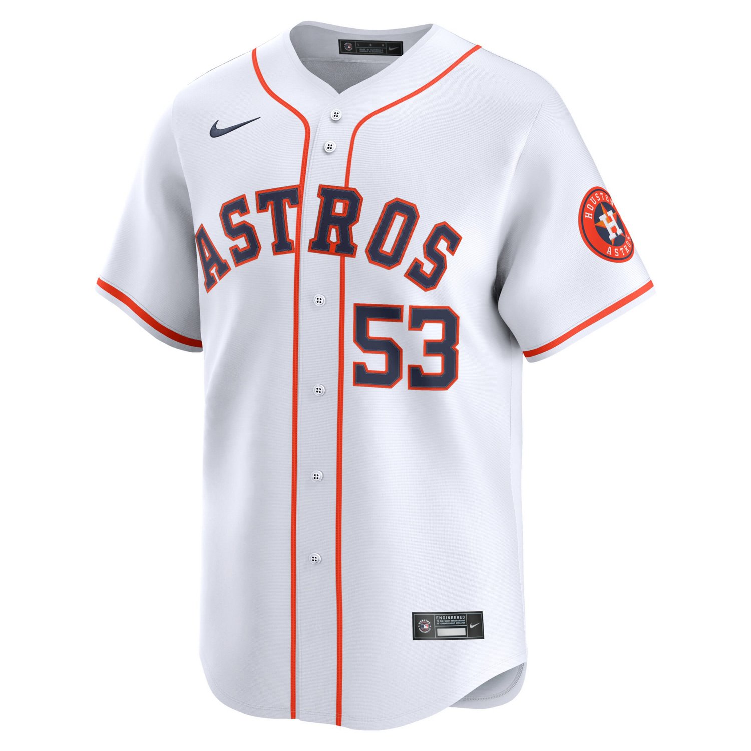 Nike Cristian Javier Houston Astros Home Limited Player Jersey - view number 2
