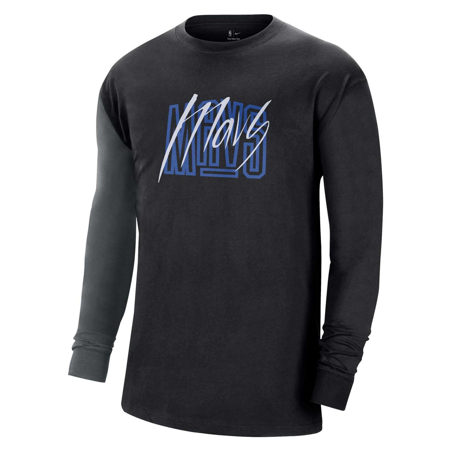 Nike Dallas Mavericks Courtside Versus Flight MAX90 Long Sleeve T-Shirt - view number 2
