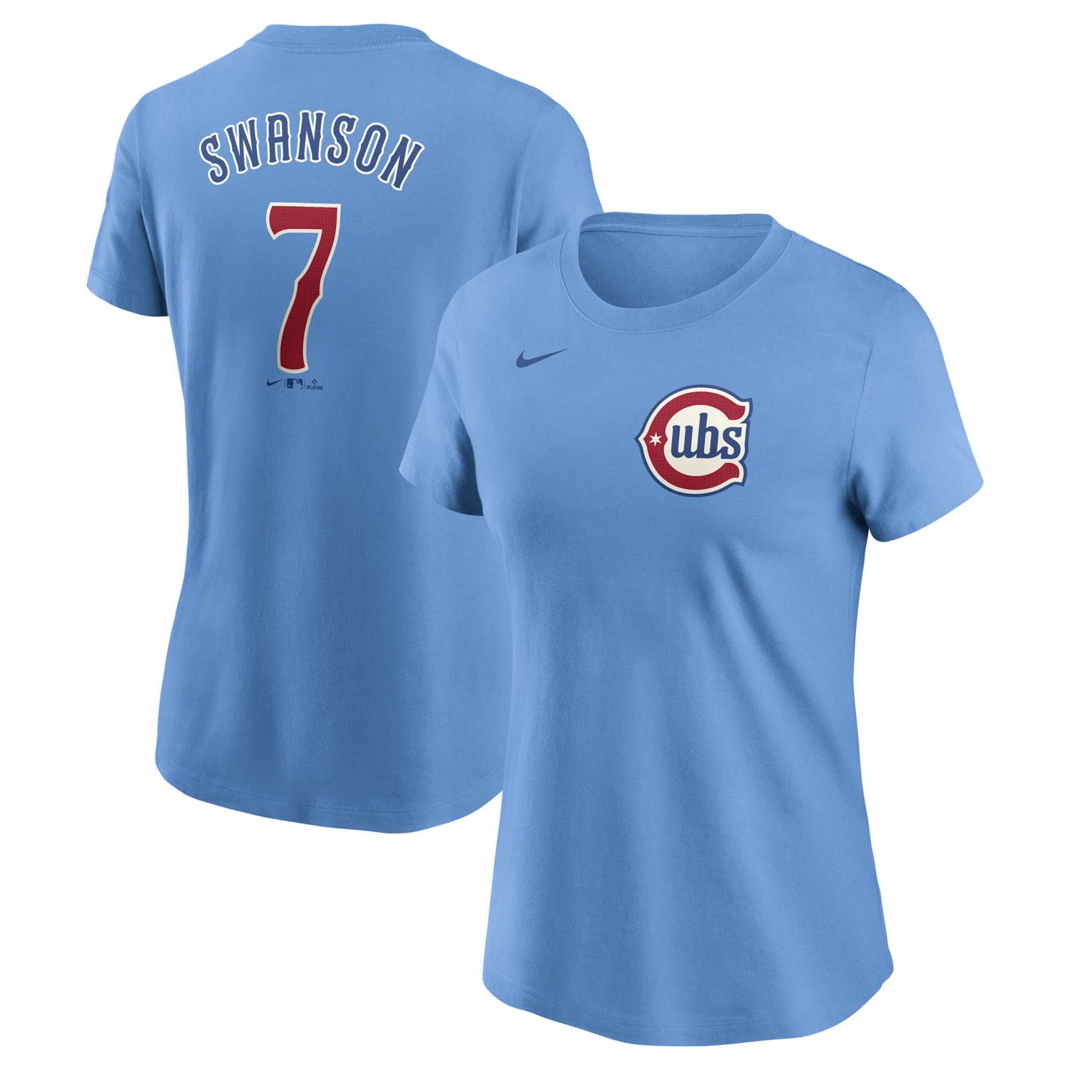 Nike Dansby Swanson Baby Chicago Cubs Fuse Name Number T-Shirt