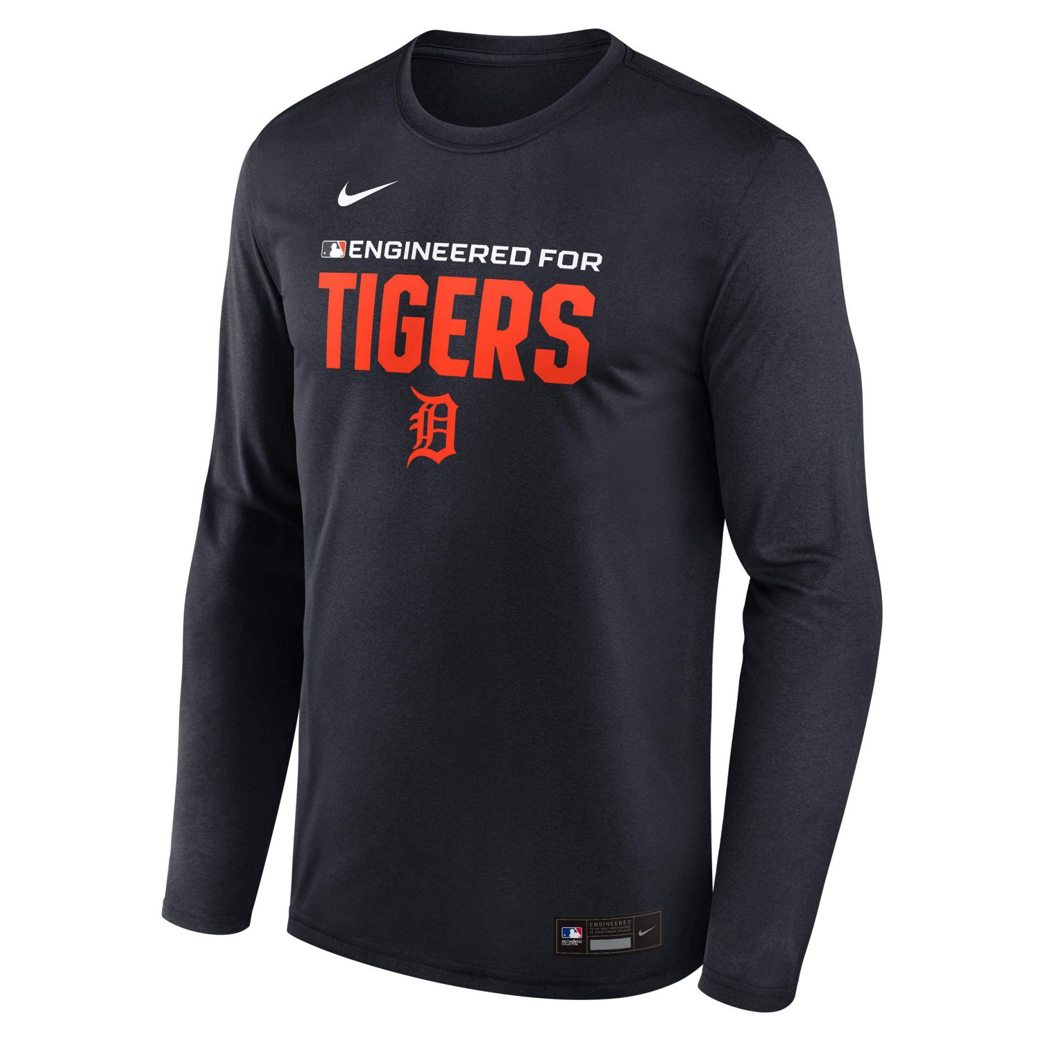 Nike Detroit Tigers Authentic Collection Legend Dri-FIT Long Sleeve T-Shirt - view number 2