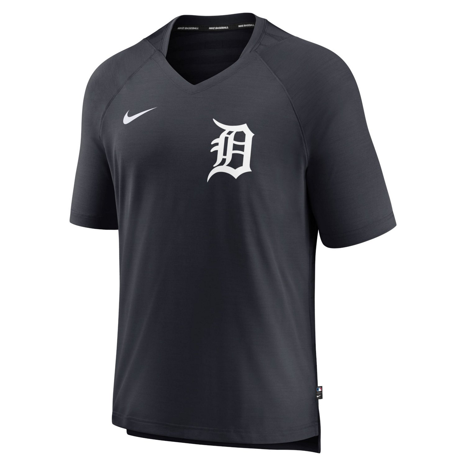 Nike Detroit Tigers Authentic Collection Pregame Raglan Performance V-Neck T-Shirt
