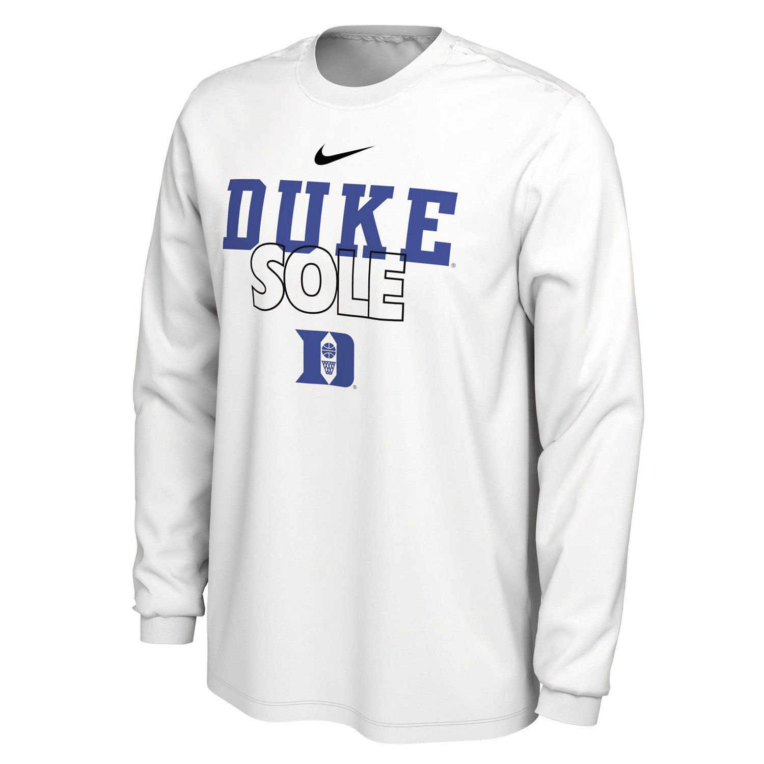 Nike Duke Blue Devils 2023 On Court Bench Long Sleeve T-Shirt                                                                    - view number 2