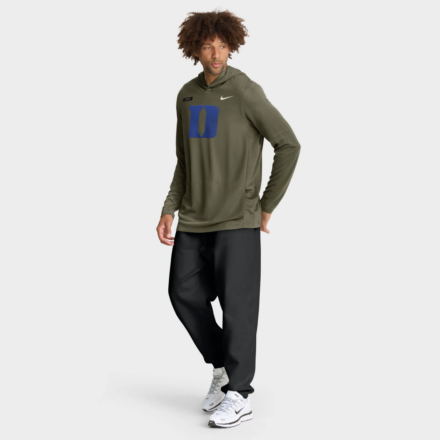 Nike Duke Blue Devils 2025 Military Appreciation Dri-FIT Long Sleeve Hoodie T-Shirt - view number 3