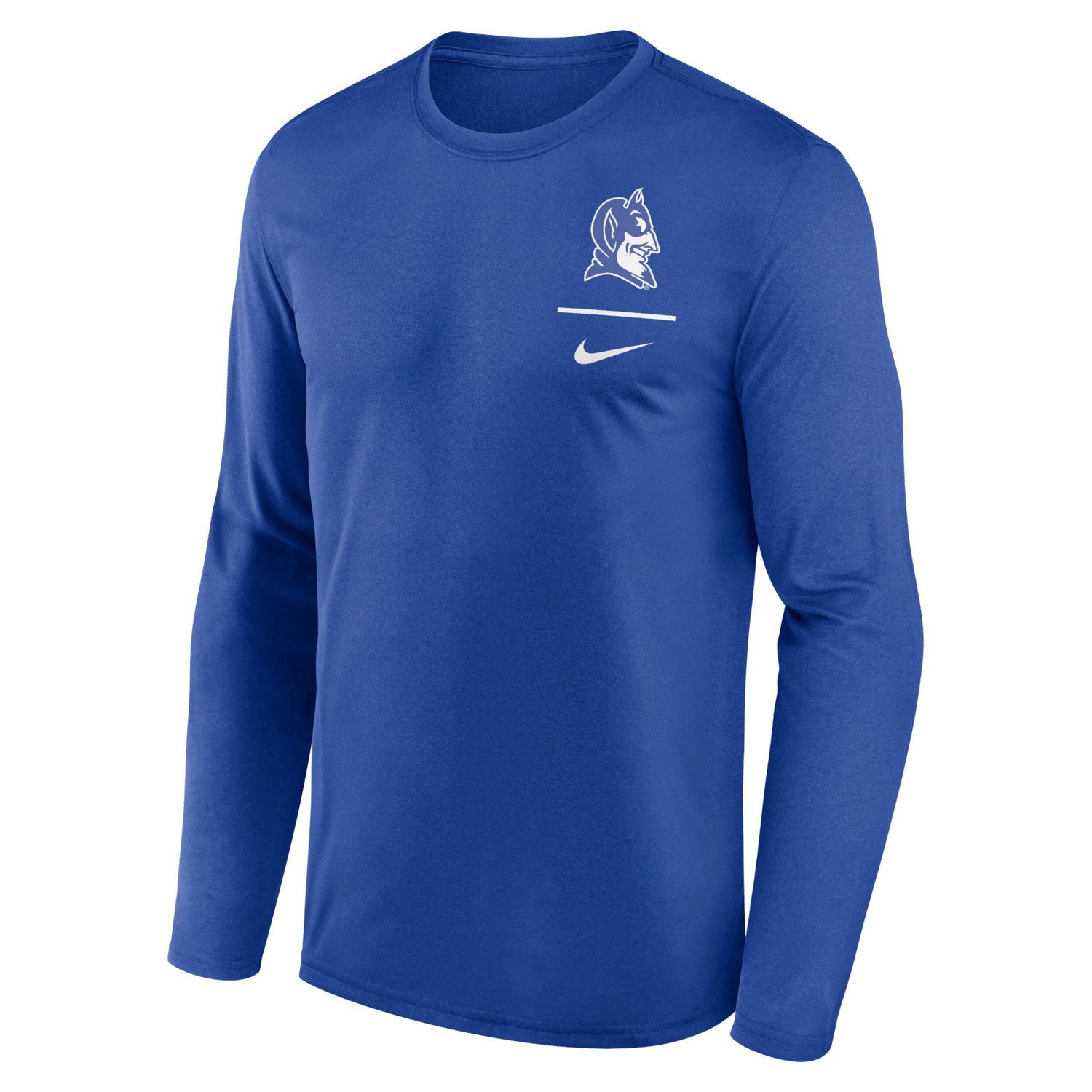 Nike Duke Blue Devils Alternate Logo Lockup Legend Performance Long Sleeve T-Shirt - view number 2