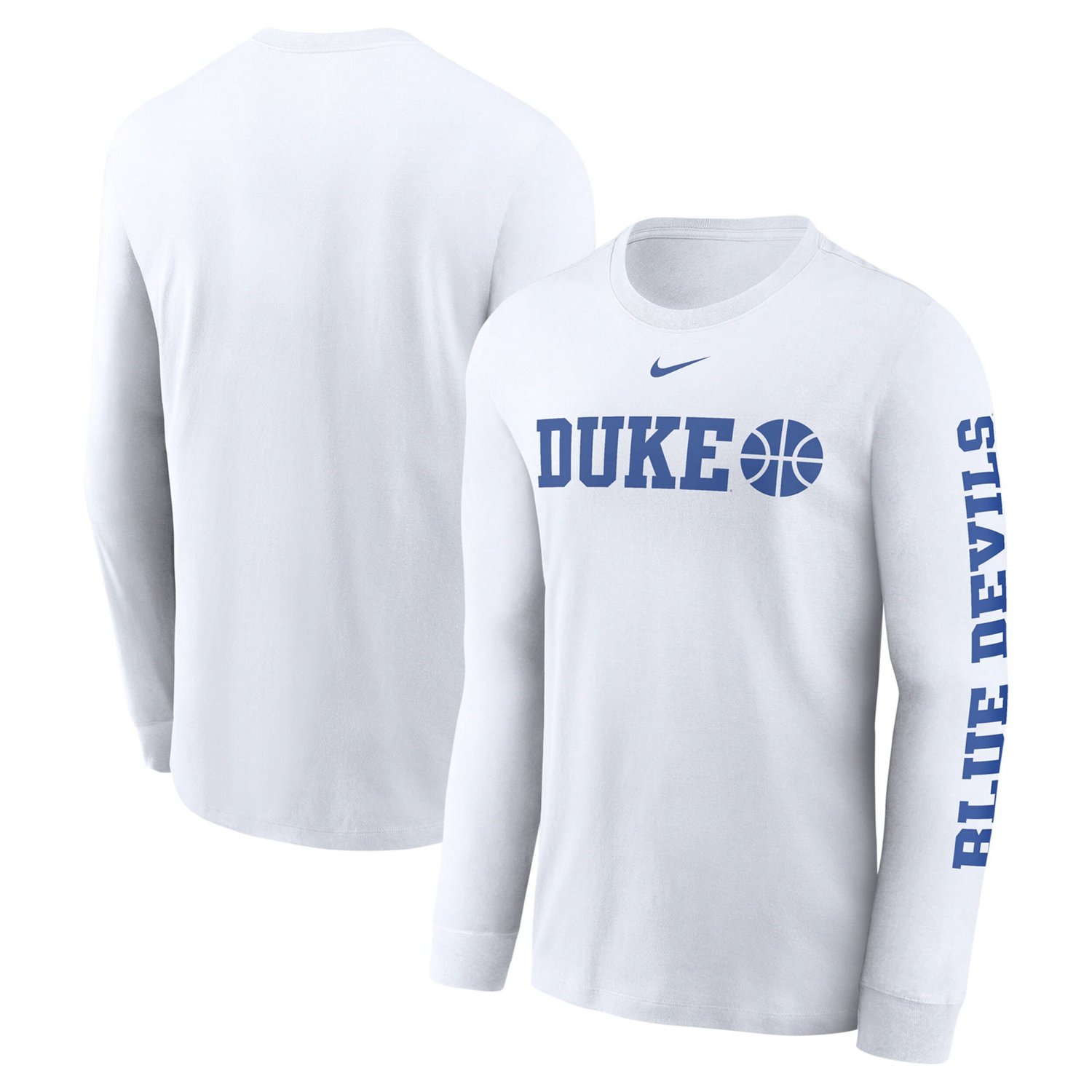 Nike Duke Blue Devils Basketball Icon Two-Hit Long Sleeve T-Shirt