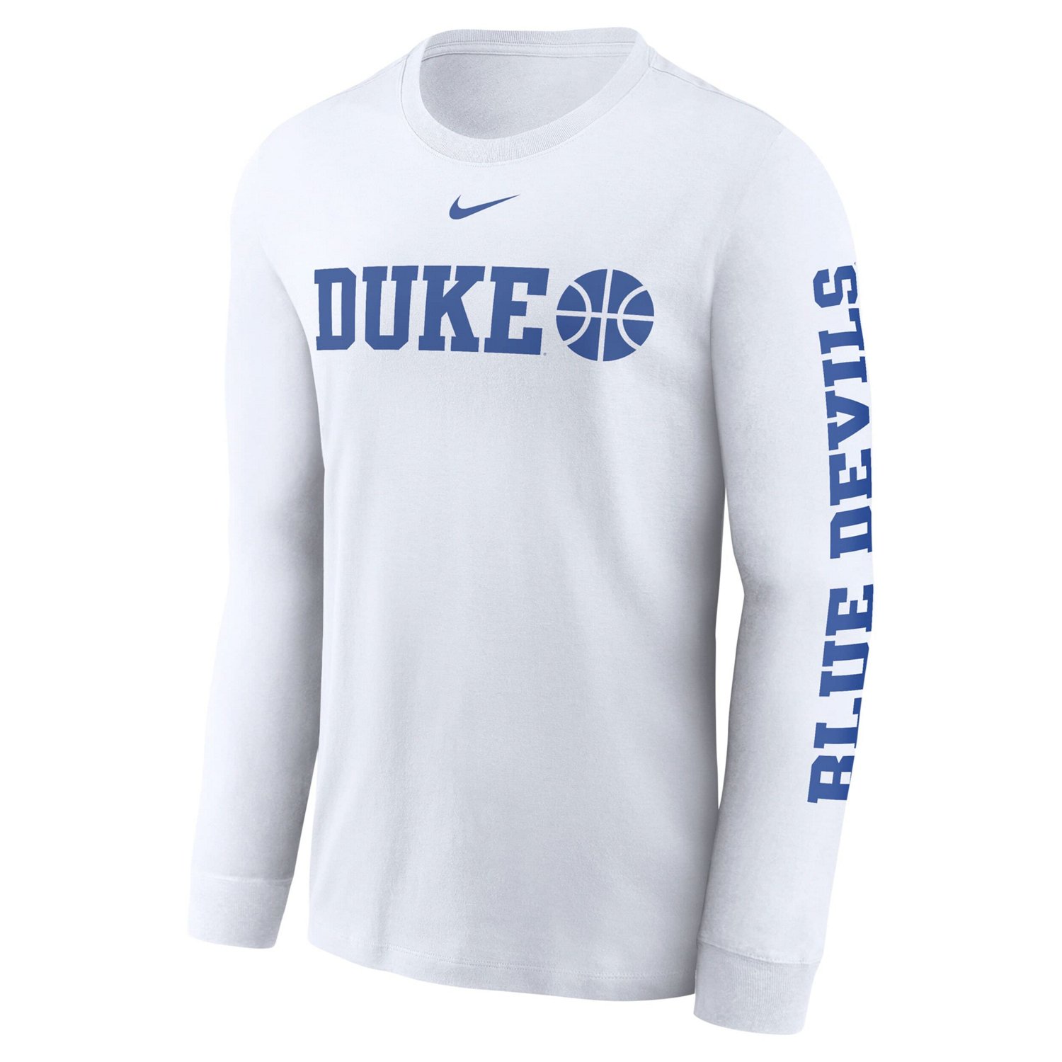 Nike Duke Blue Devils Basketball Icon Two-Hit Long Sleeve T-Shirt                                                                - view number 2