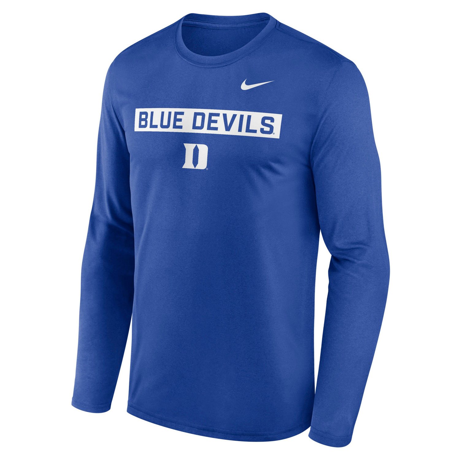 Nike Duke Blue Devils Primetime Campus 2-Hit Legend Dri-FIT Long Sleeve T-Shirt - view number 2