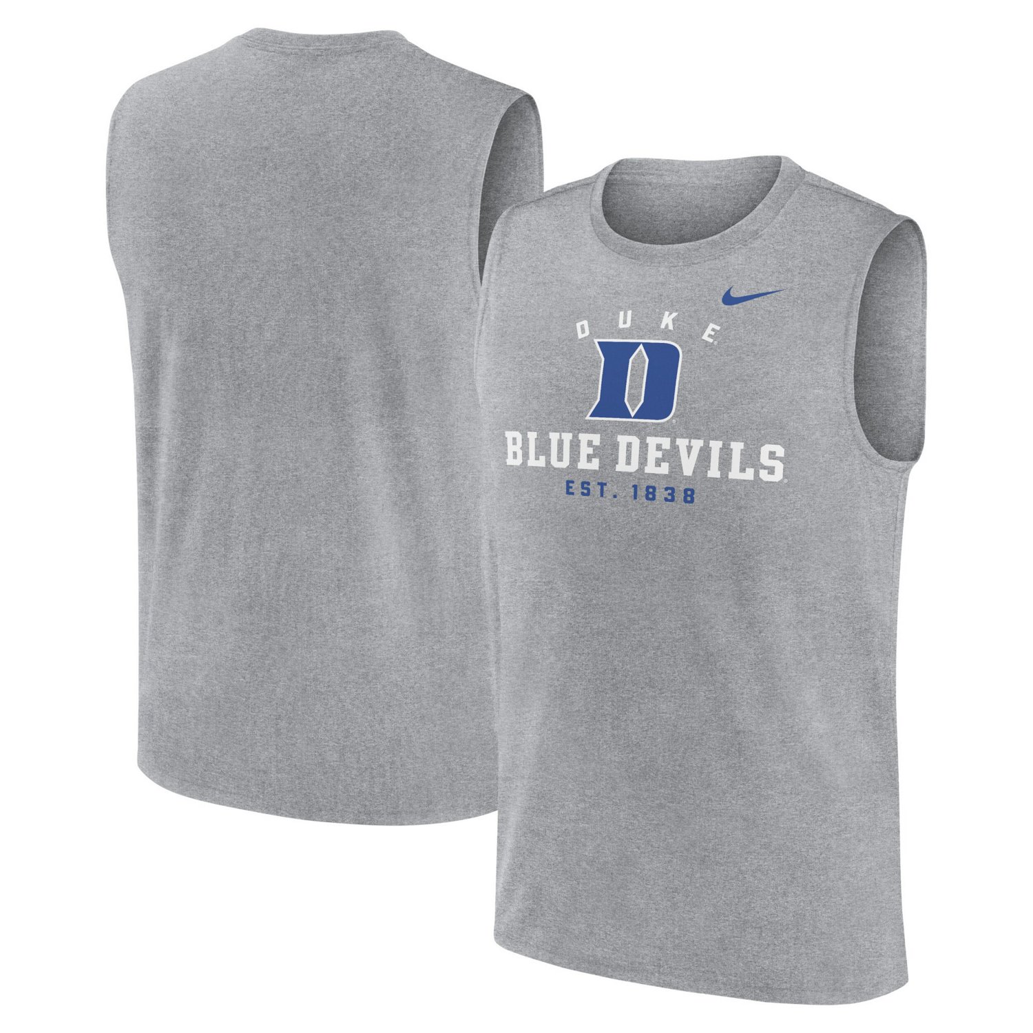 Nike Duke Blue Devils Primetime Legend Mascot Lock Up Performance Muscle Tank Top