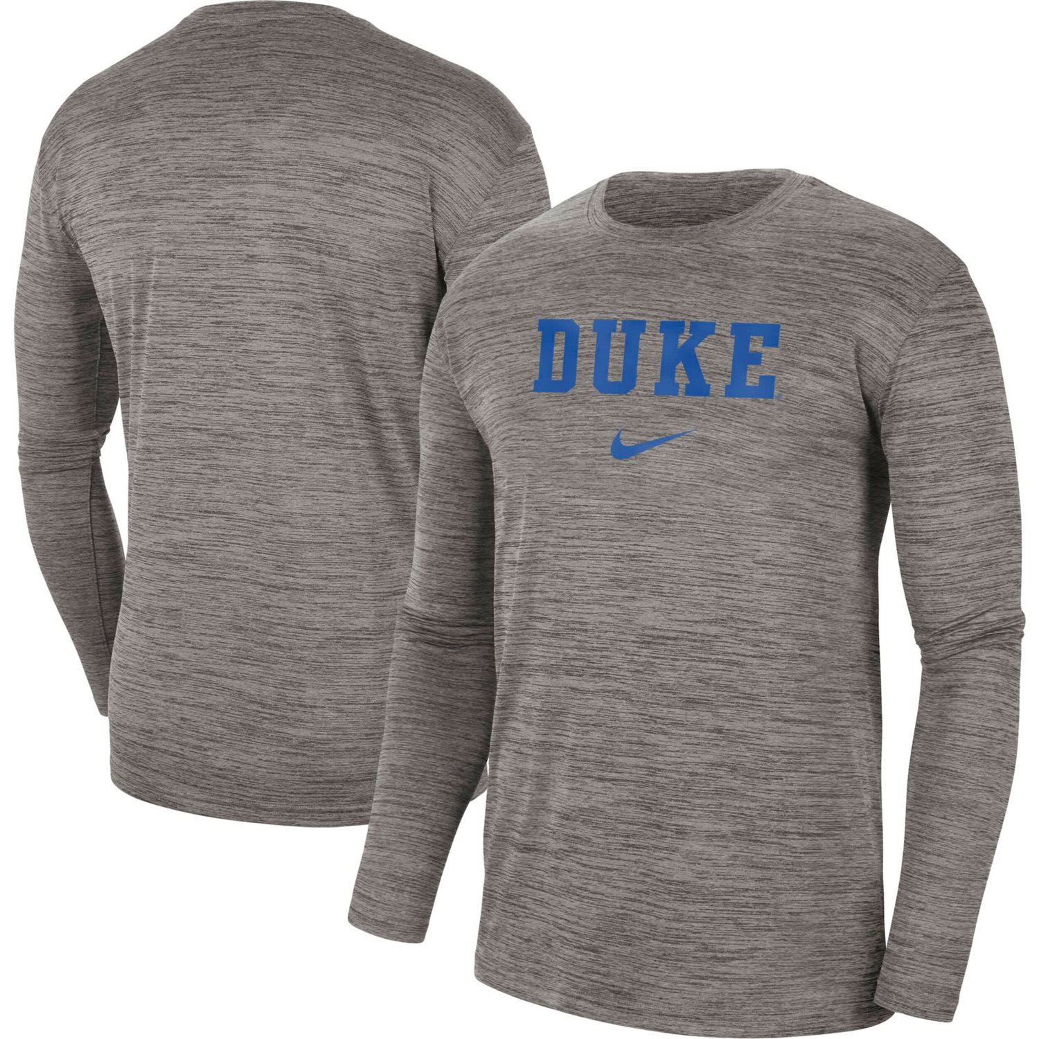 Nike Duke Devils Team Velocity Performance Long Sleeve T-Shirt