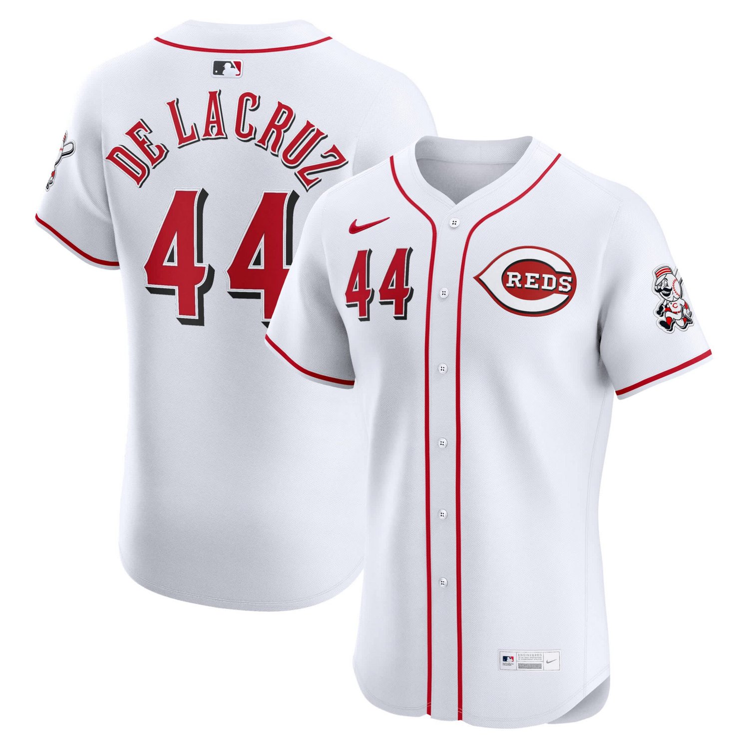 Nike Elly De La Cruz Cincinnati Reds Home Elite Jersey - view number 1