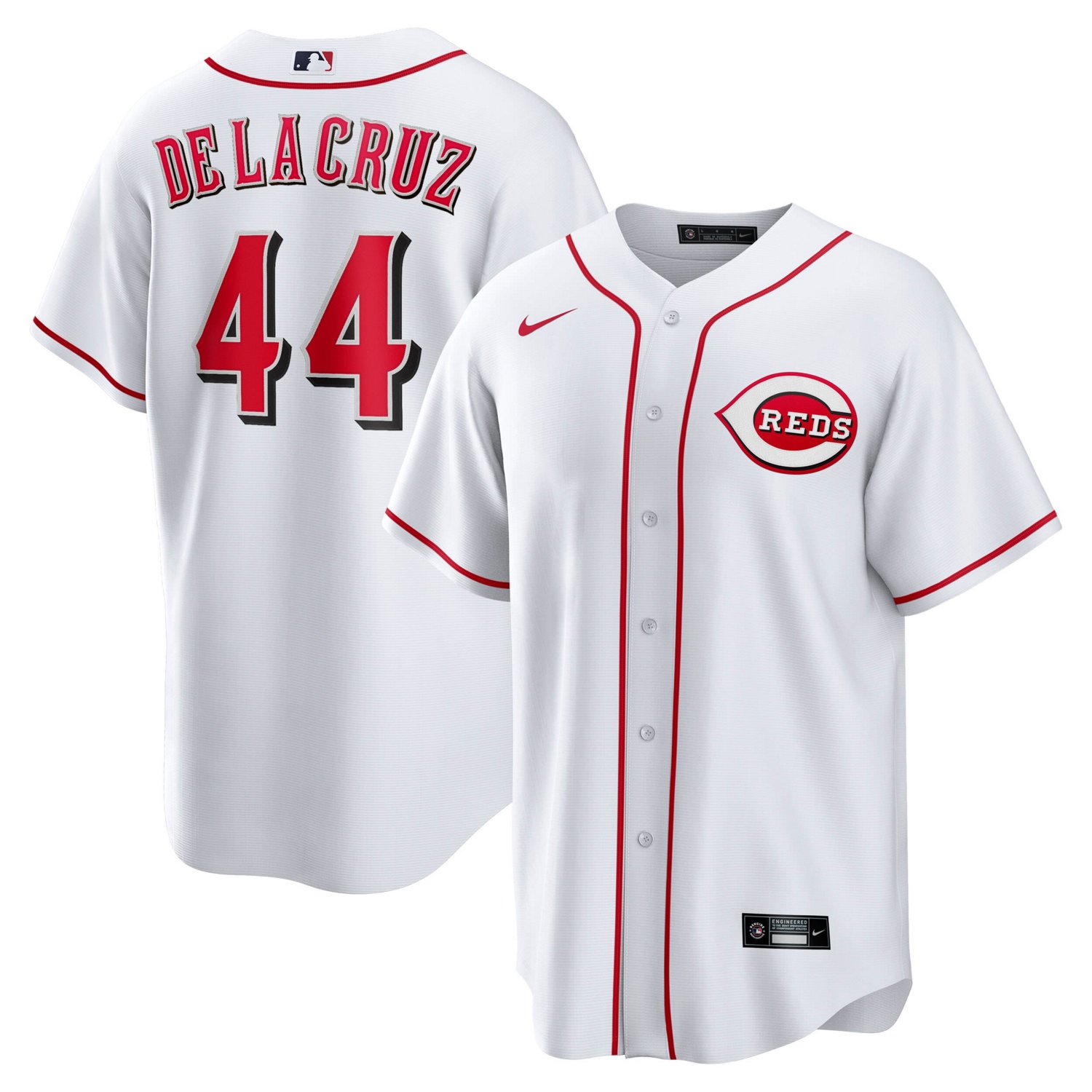 Nike Elly De La Cruz Cincinnati Reds Home Replica Jersey