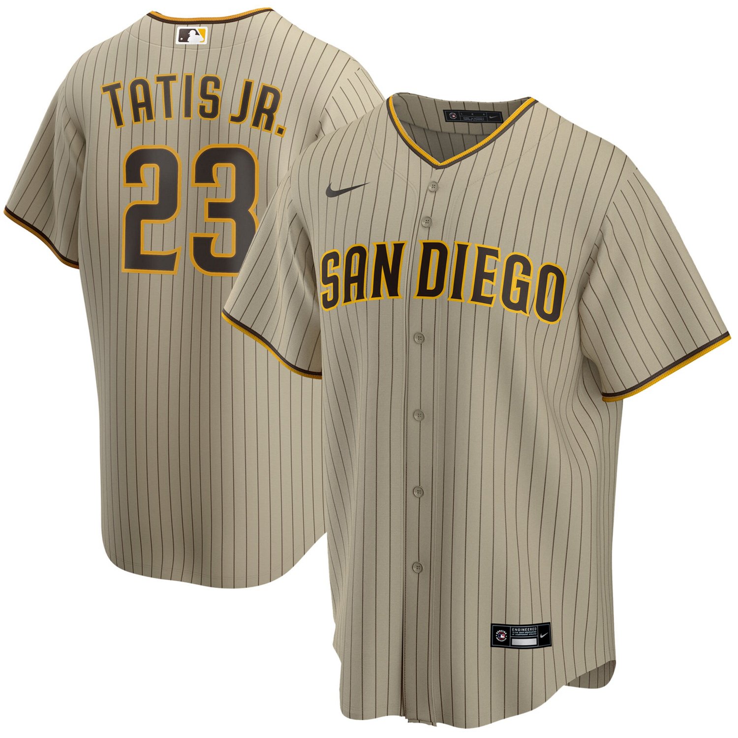 NIKE PADRES ユニフォーム TATIS JR. 23 L Nike Men's Gear: Fernando Tatis Jr. San Diego Padres City