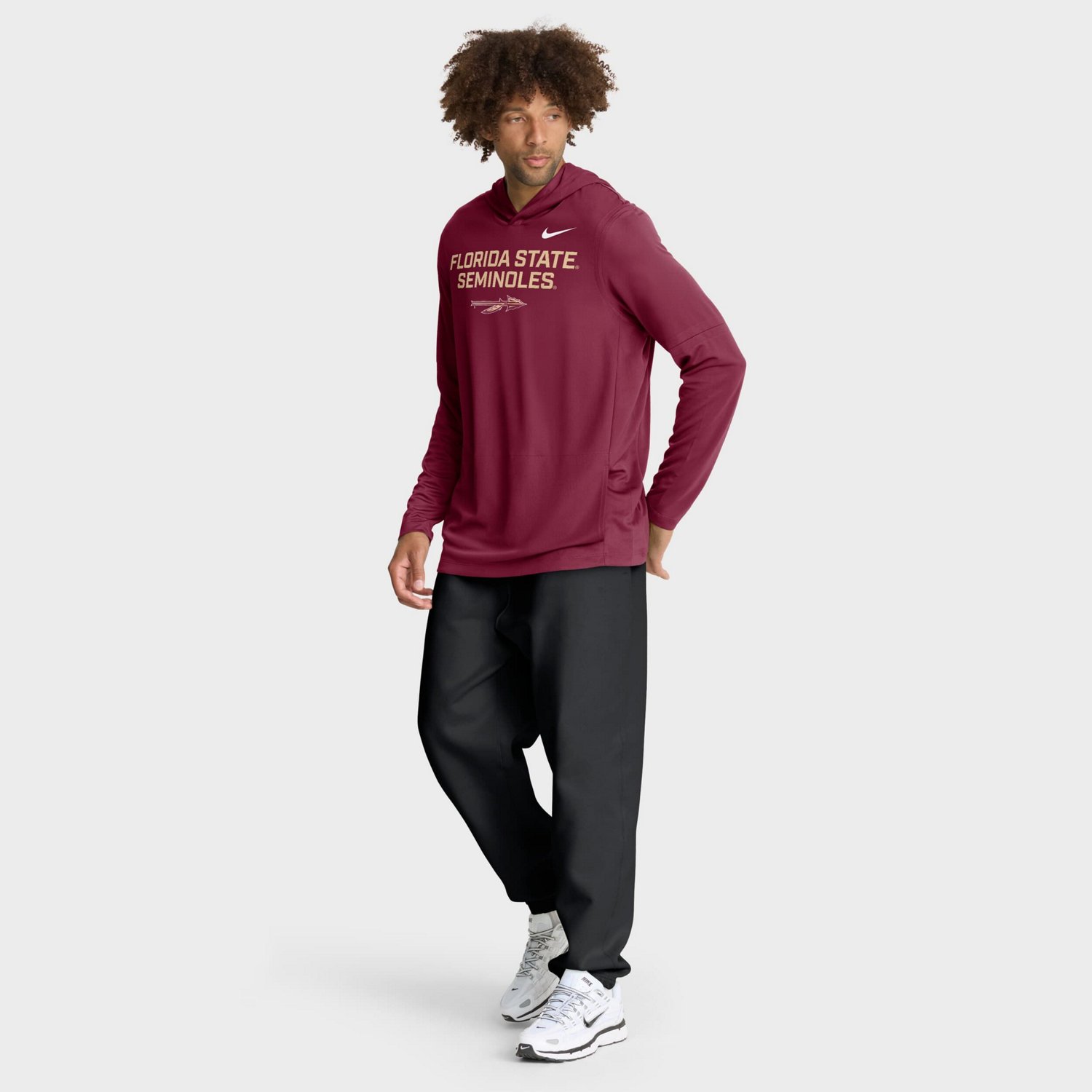 Nike Florida State Seminoles 2025 Sideline Dri-FIT Long Sleeve Hoodie T-Shirt - view number 3