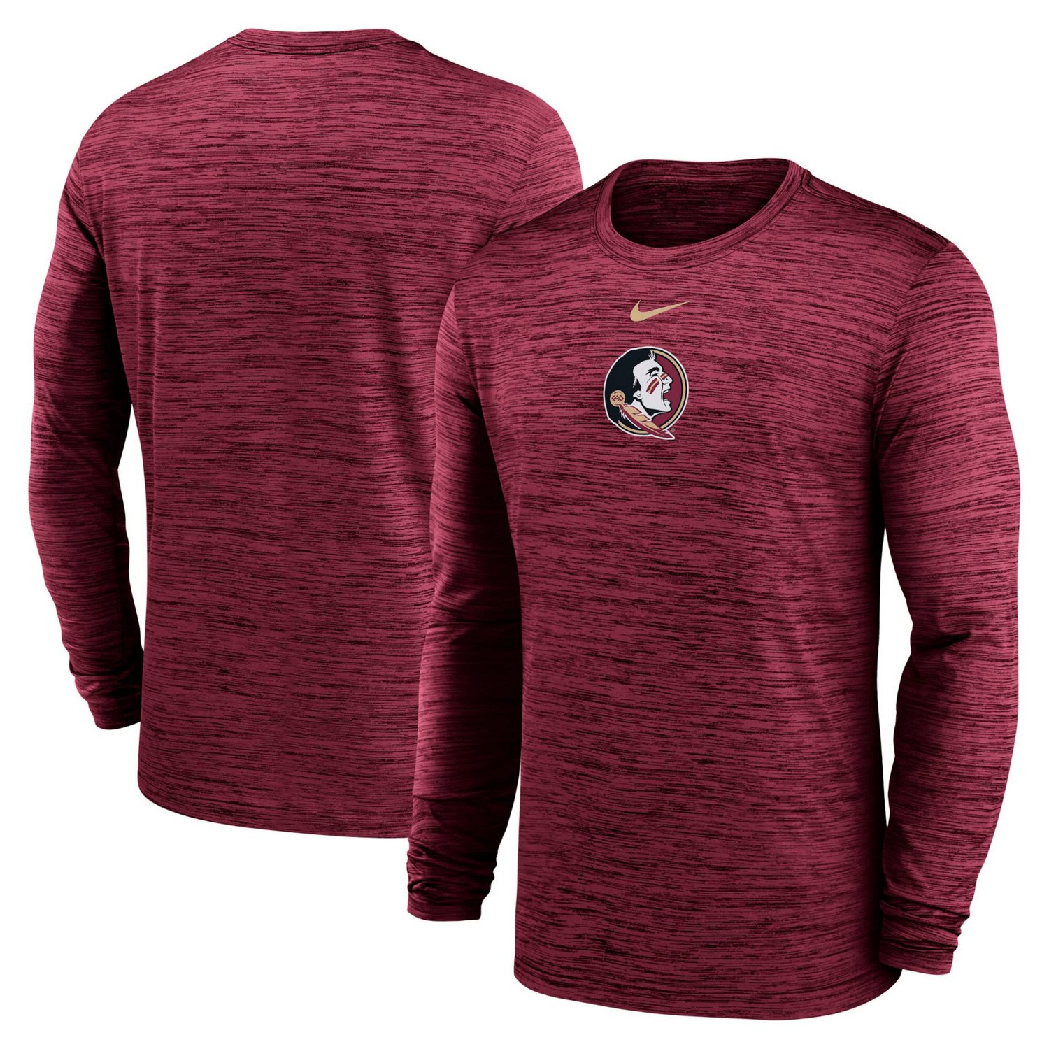 Nike Florida State Seminoles 2025 Sideline Velocity Performance Long Sleeve T-Shirt