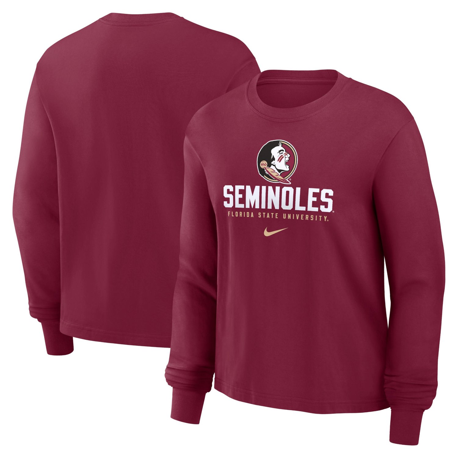 Nike Florida State Seminoles Primetime University Boxy Long Sleeve T-Shirt