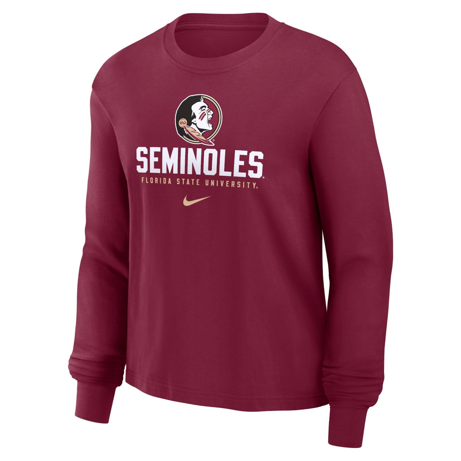 Nike Florida State Seminoles Primetime University Boxy Long Sleeve T-Shirt - view number 2