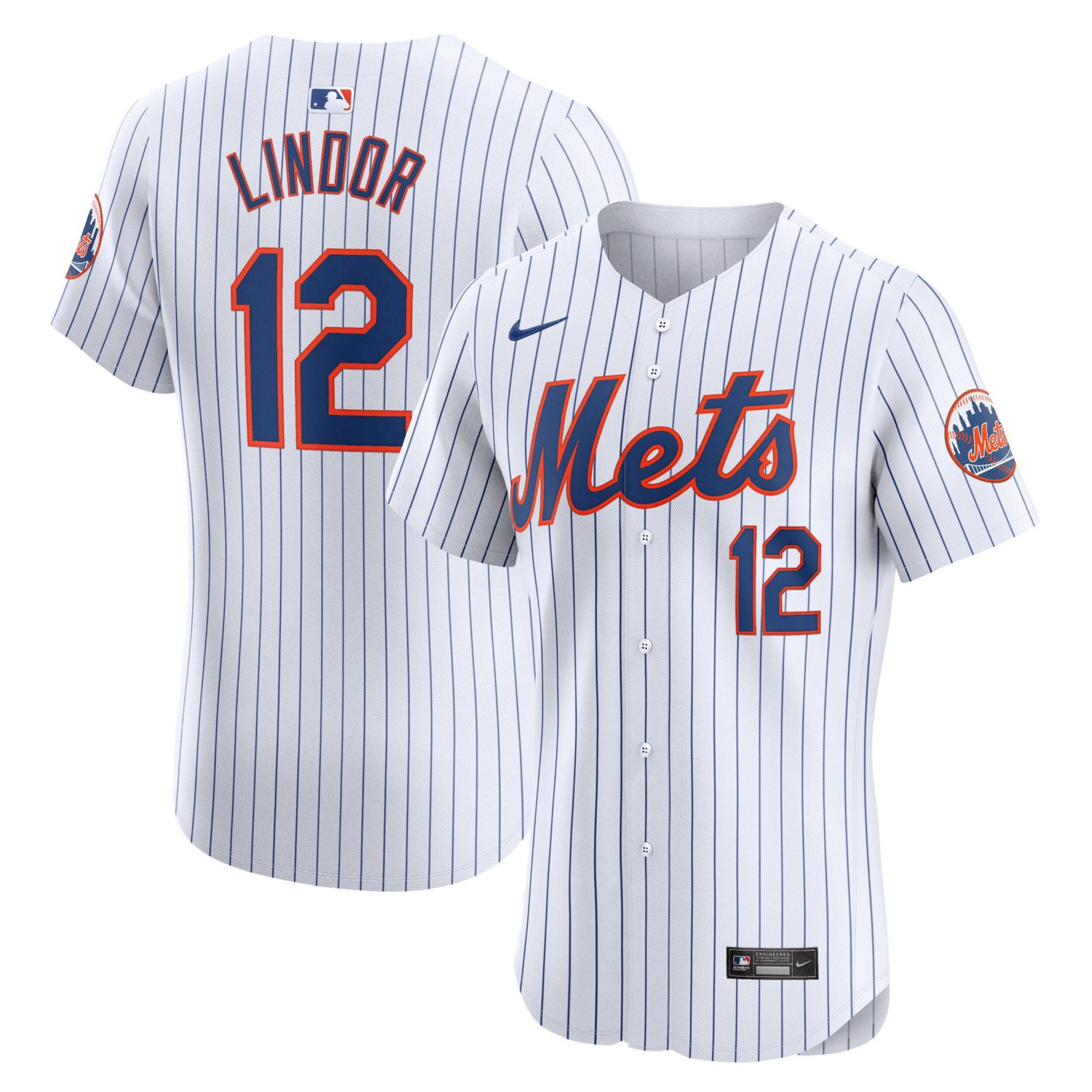 Nike Francisco Lindor New York Mets Home Elite Jersey