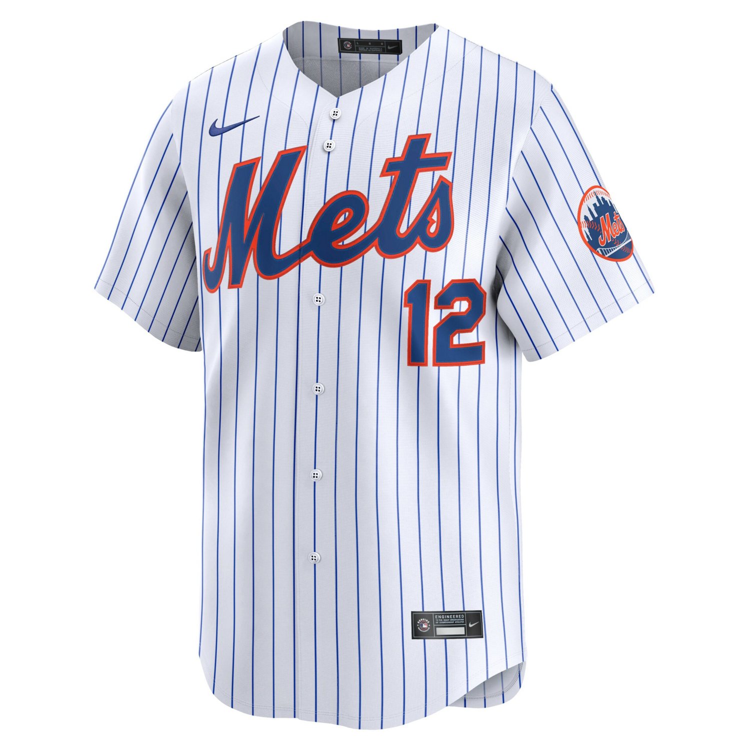 Nike Francisco Lindor New York Mets Home Limited Jersey - view number 2