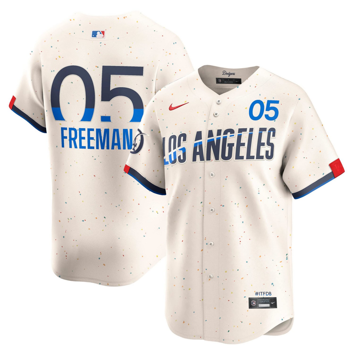 Nike Freddie Freeman Los Angeles Dodgers City Connect Limited Player Jersey - view number 1