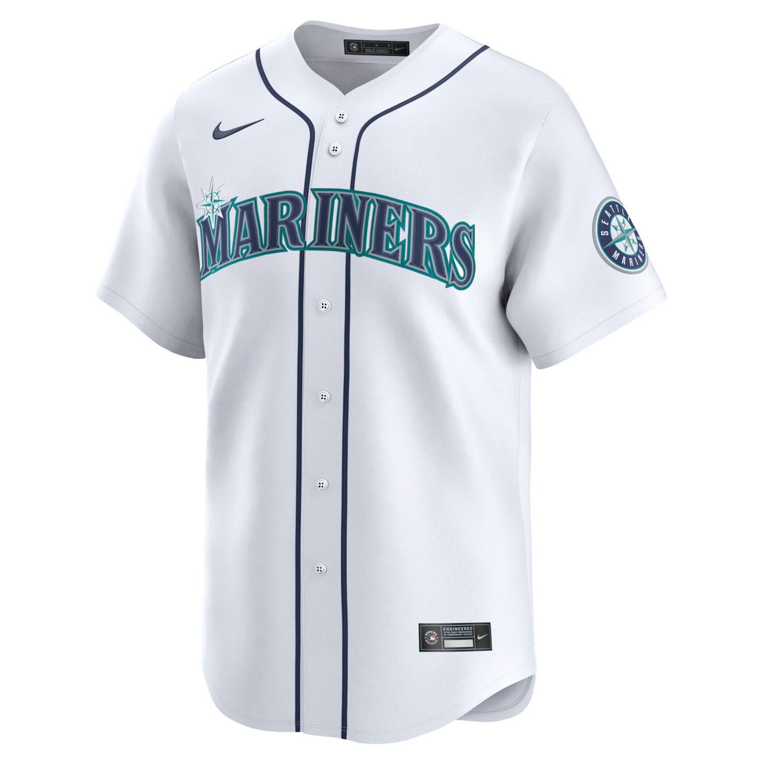 Nike George Kirby Seattle Mariners Home Limited Player Jersey - view number 2