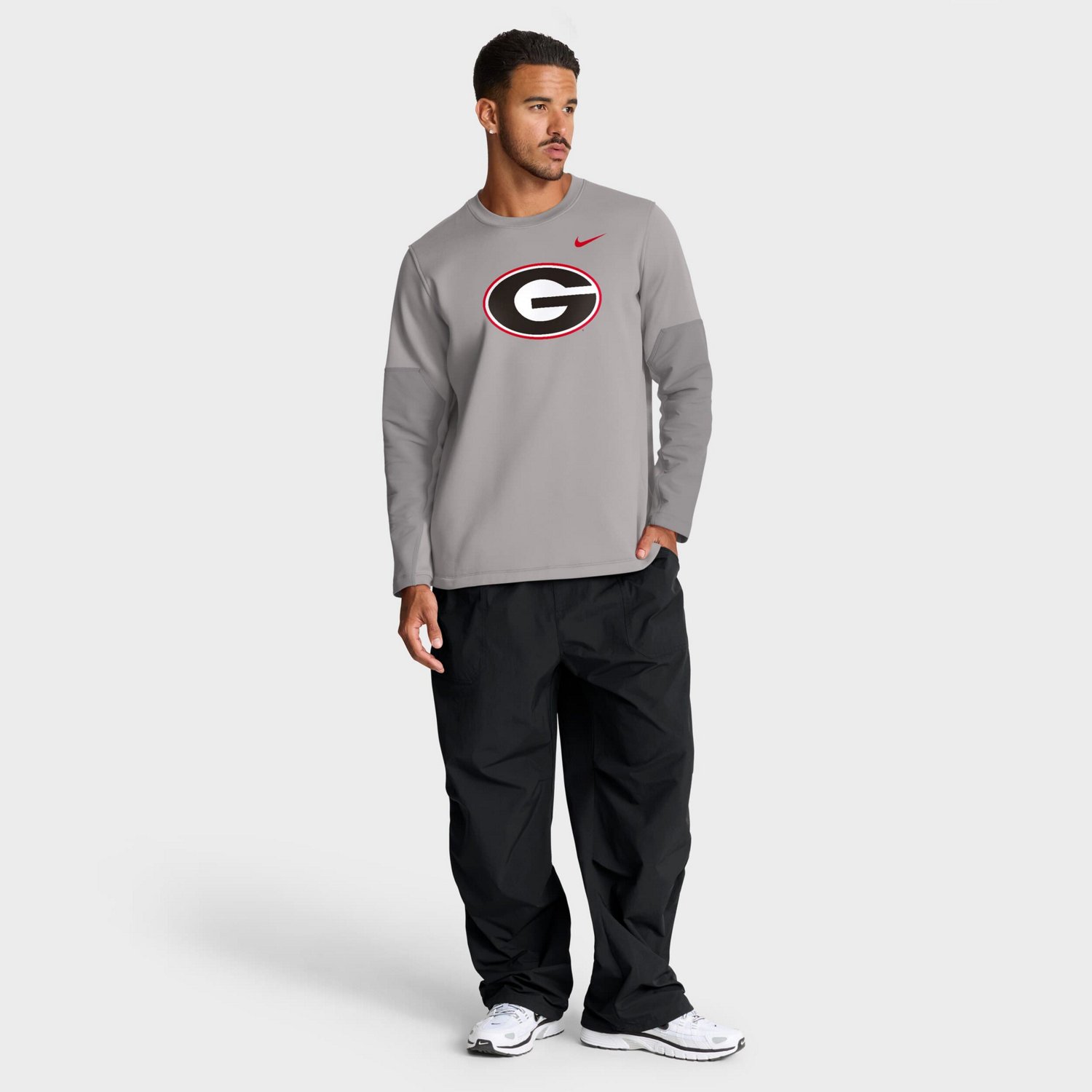 Nike Georgia Bulldogs 2025 Sideline Coach Performance Long Sleeve T-Shirt - view number 3