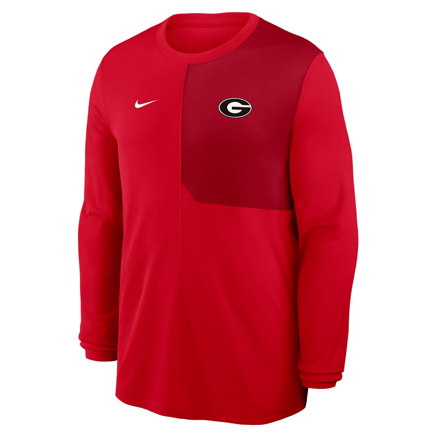 Nike Georgia Bulldogs 2025 Sideline Coach UV Performance Long Sleeve T-Shirt - view number 2