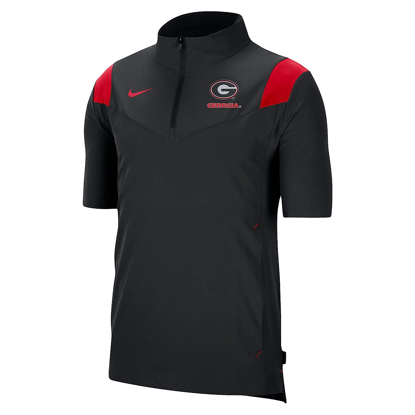 Nike Georgia Bulldogs Coach Short Sleeve Quarter-Zip Jacket                                                                      - view number 2