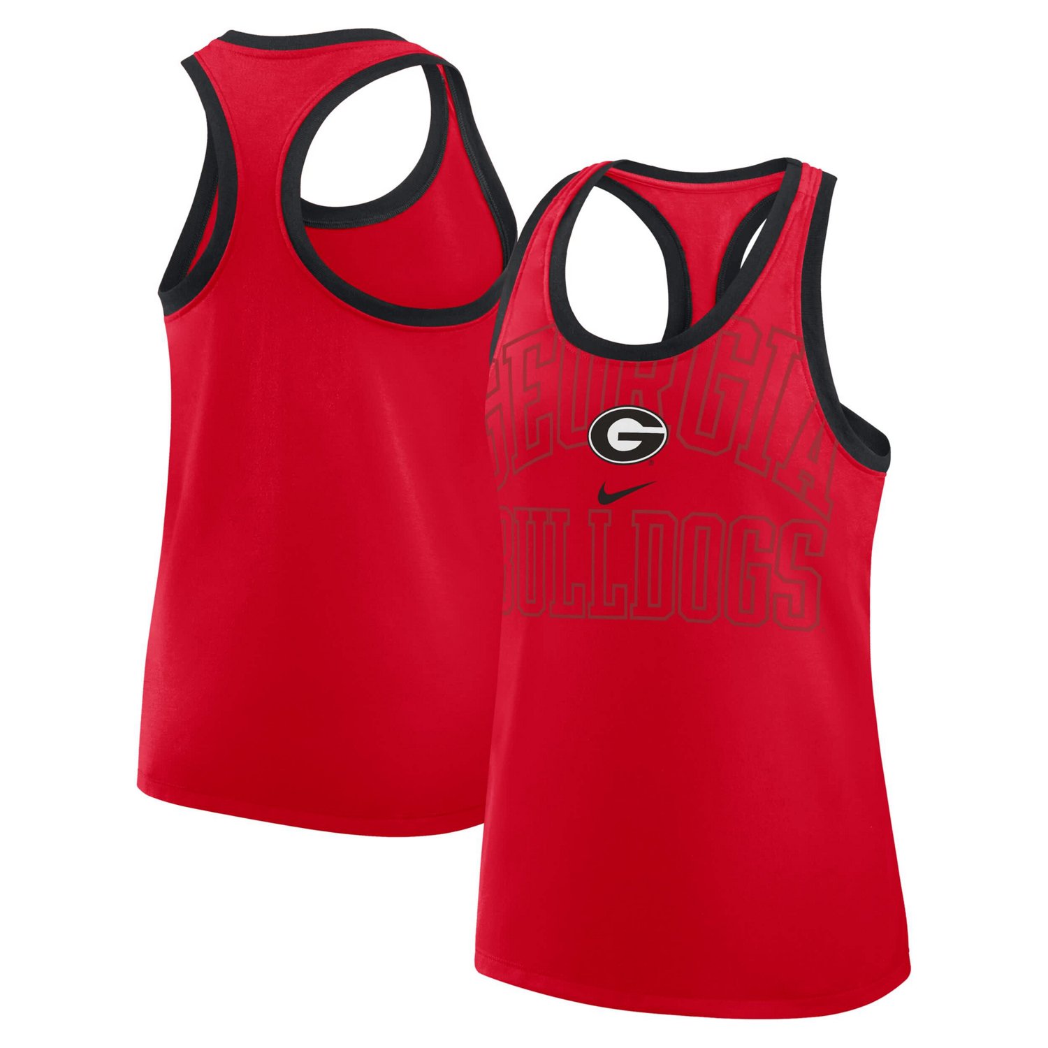 Nike Georgia Bulldogs Primetime Racerback Tri-Blend Tank Top