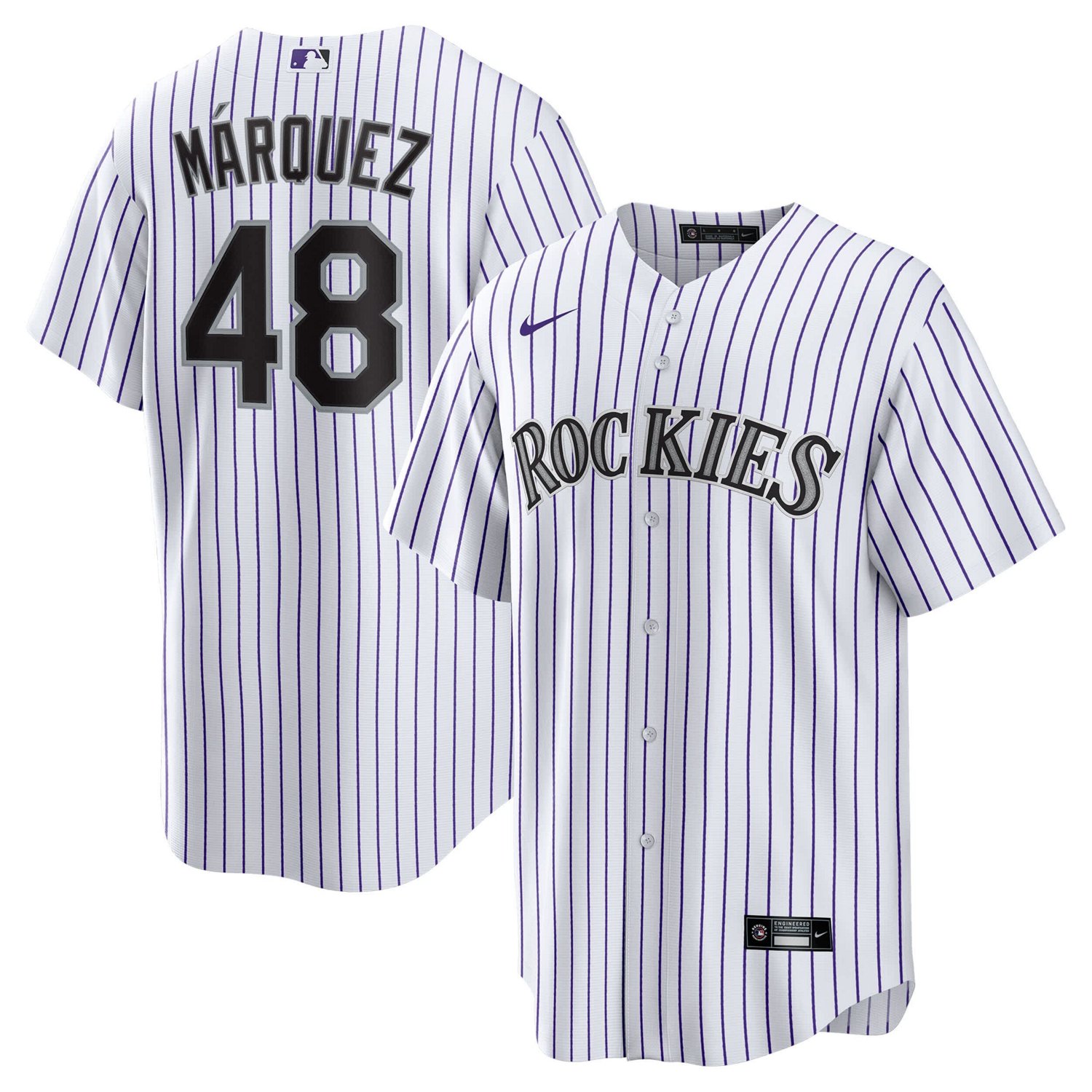 Nike Germn Mrquez Colorado Rockies Home Replica Player Jersey - view number 1
