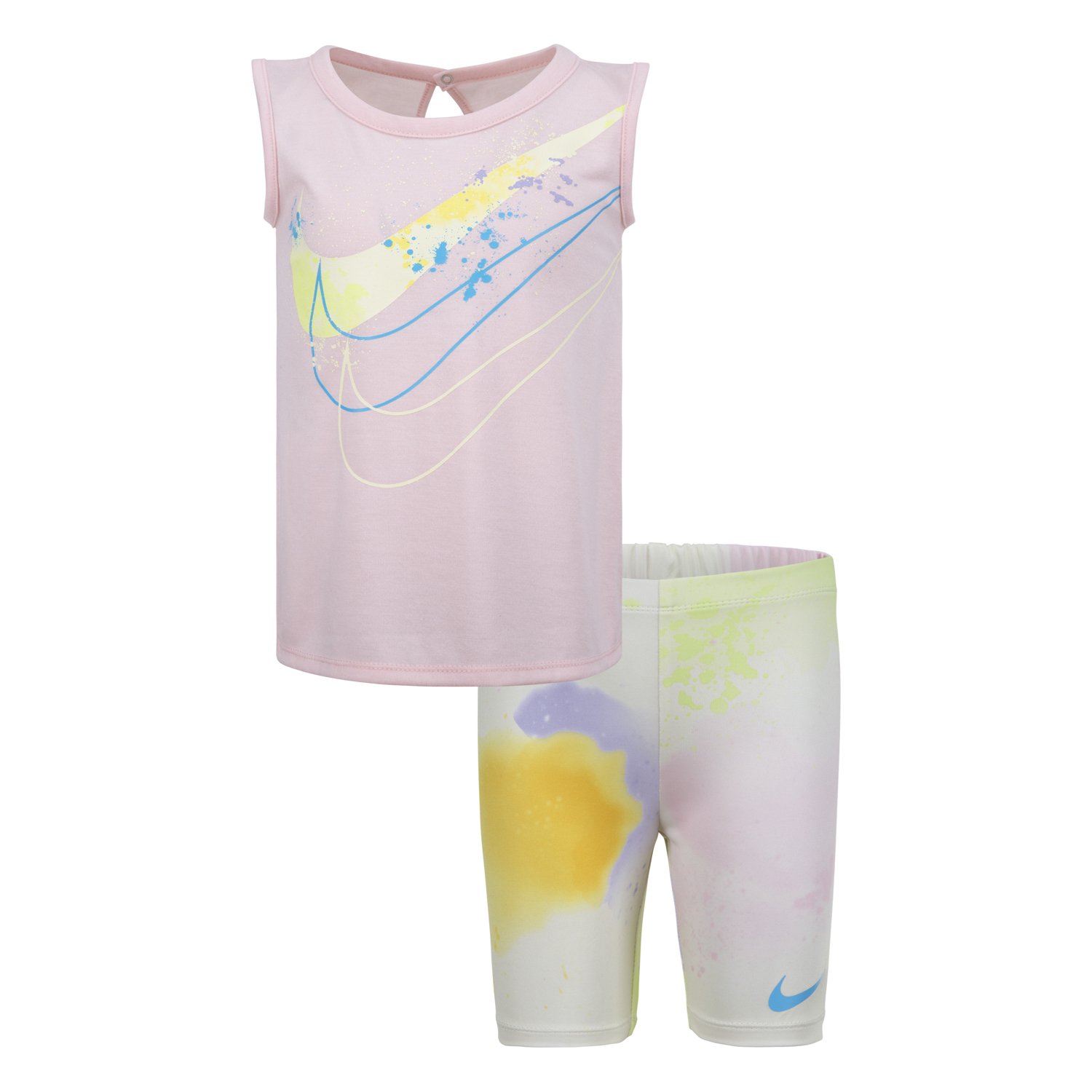 NIKE Girls' Little Kids' Nike T-Shirt and Bike Shorts Set